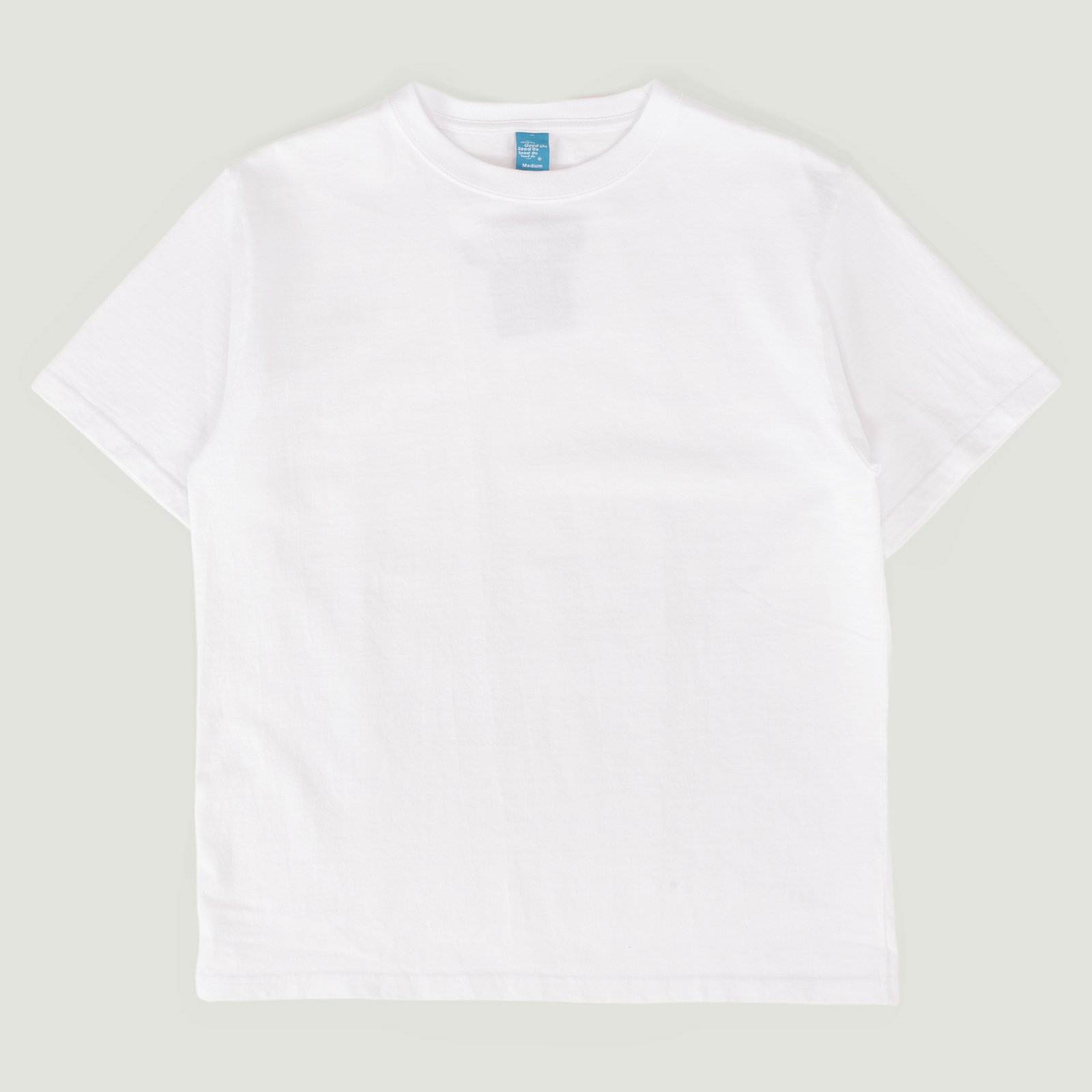 S/S Heavy Crew Tee White