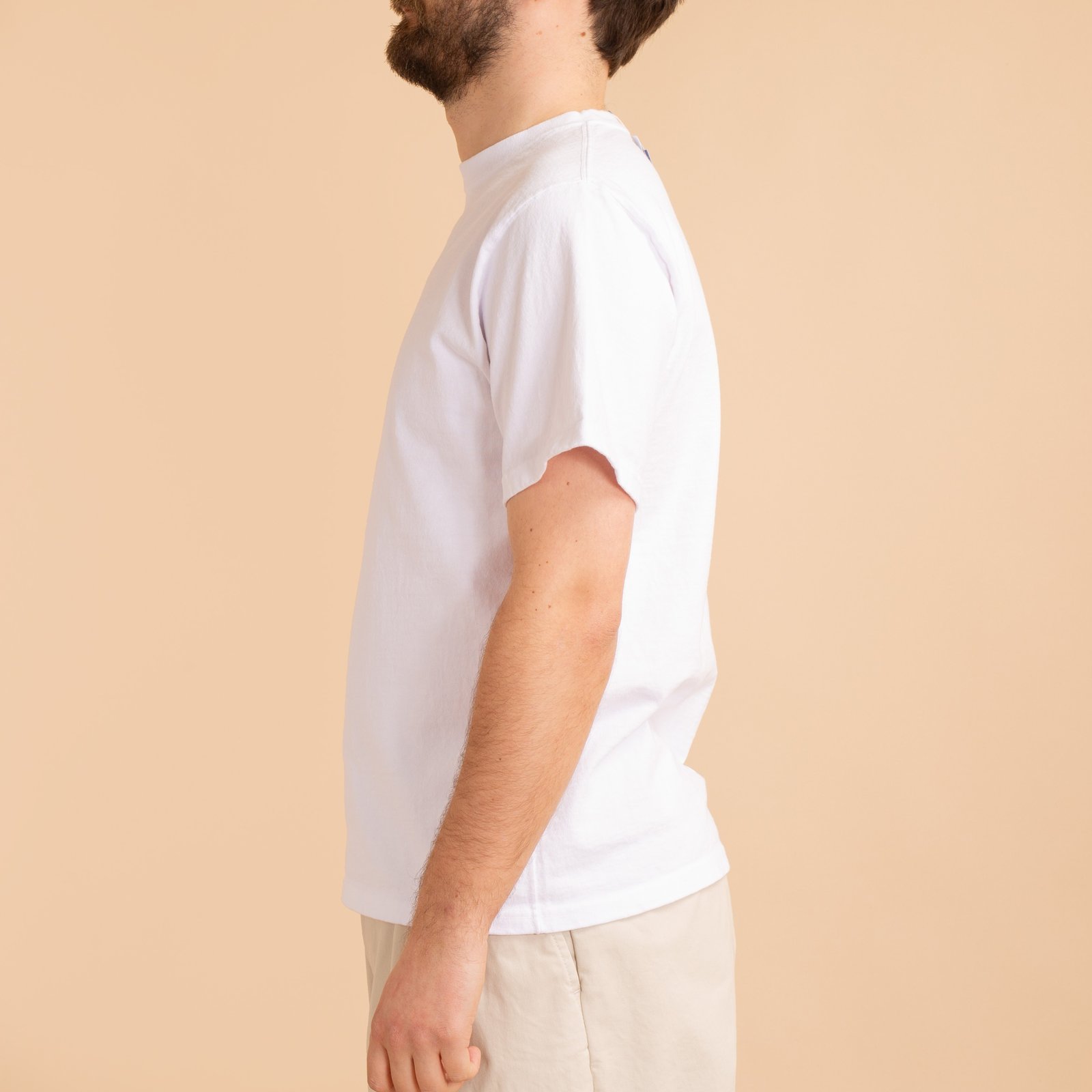 S/S Heavy Crew Tee White