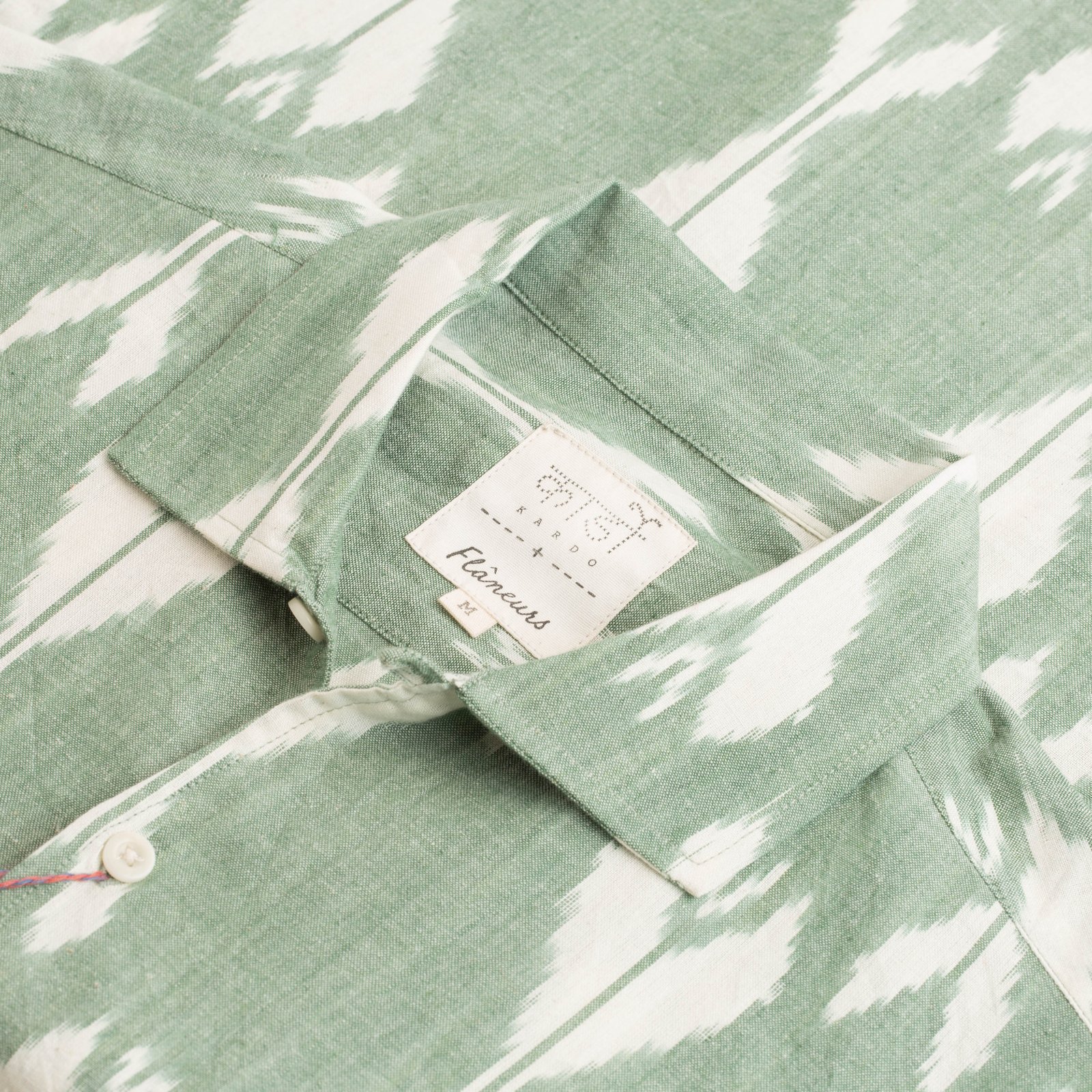 Image_Flâneurs-KARDO x FLÂNEURS / S/S Shirt Ikat détail-col