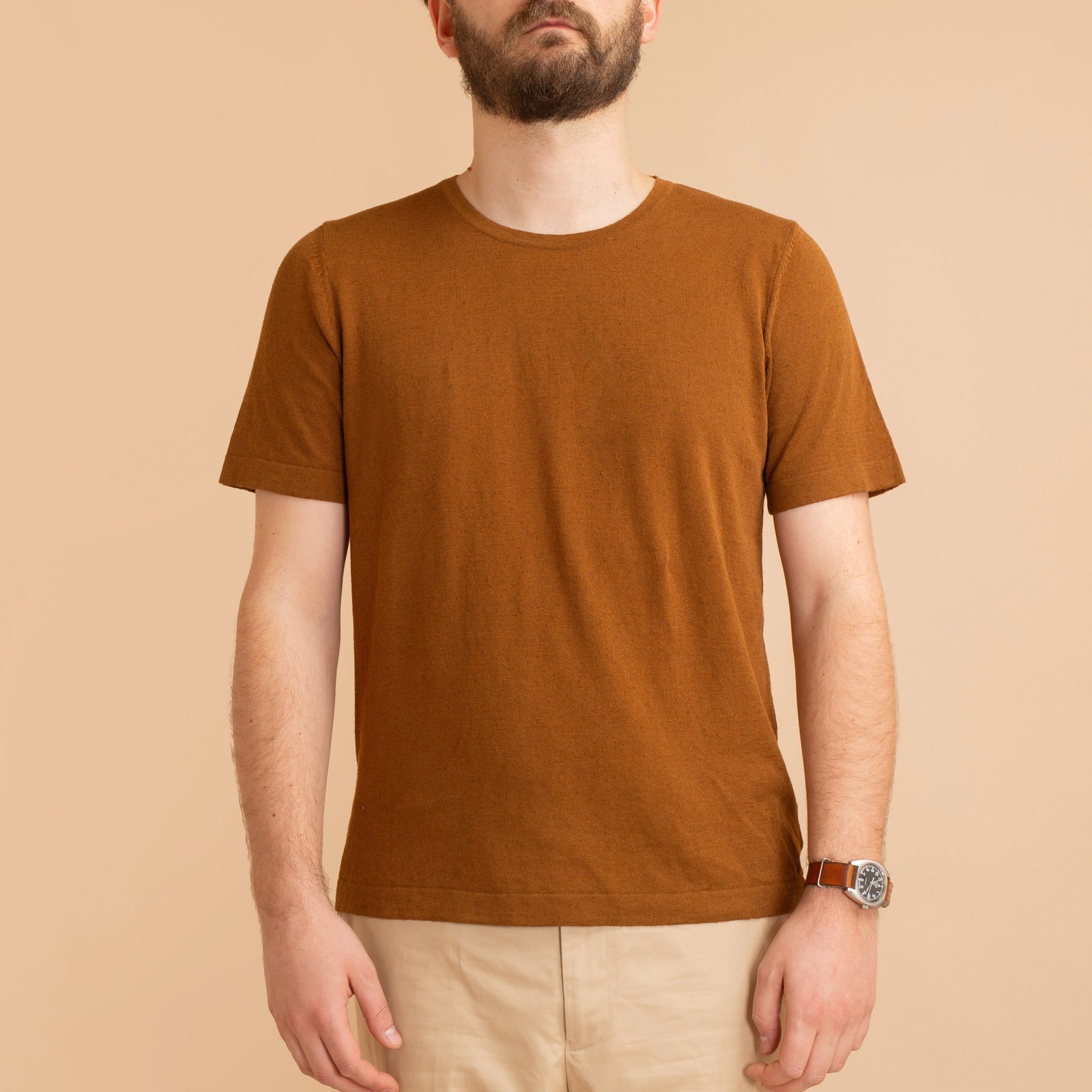 GRP / Crewneck Short Sleeve Tobacco