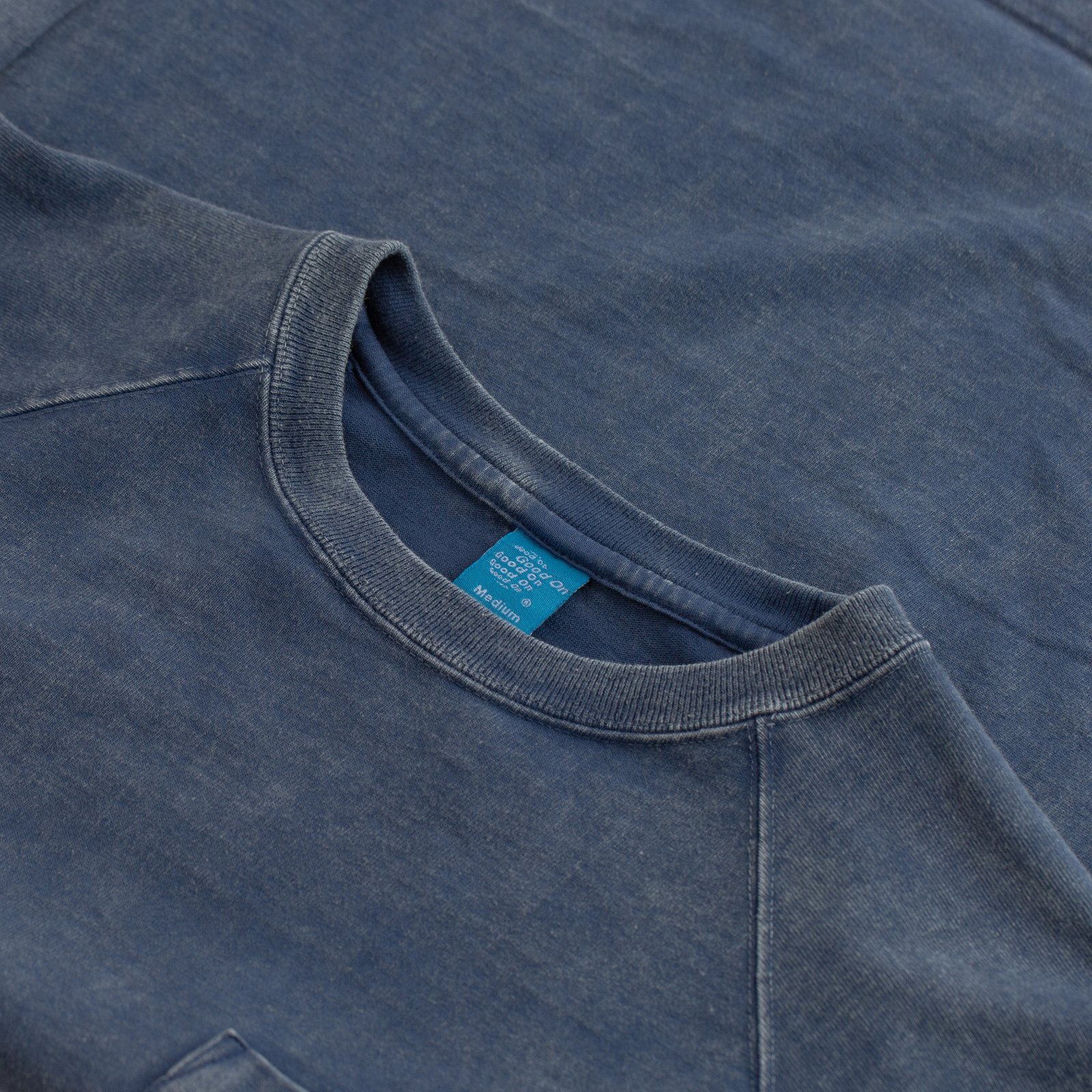 L/S Heavy Raglan Pocket Tee VD-Navy