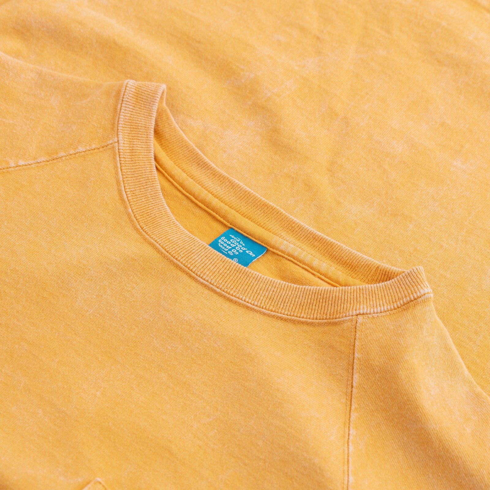 L/S Heavy Raglan Pocket Tee VD-Mustard