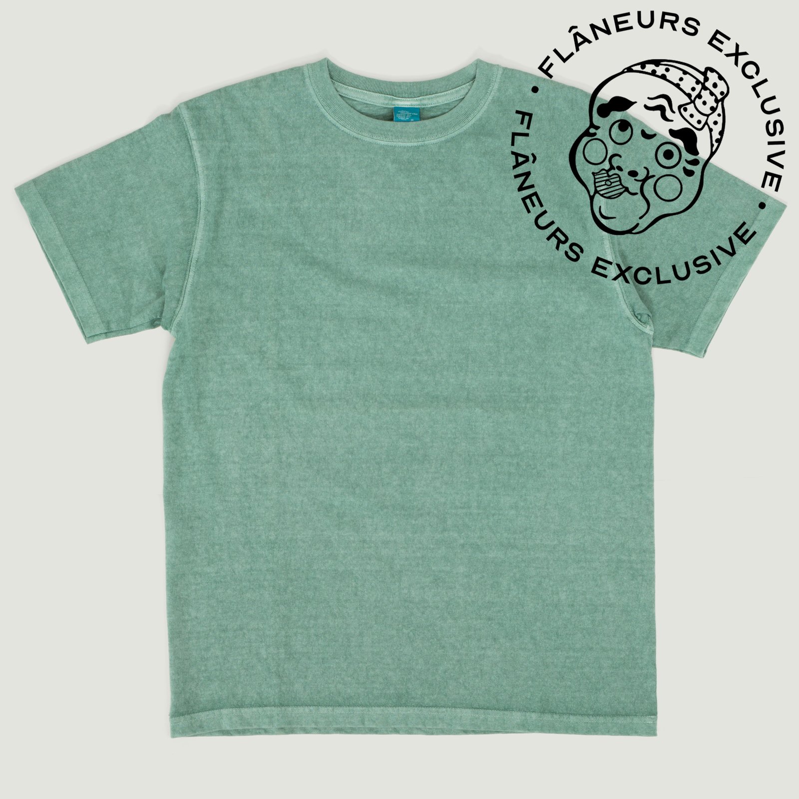 Short Sleeve Crew T-Shirt in Smokey Green