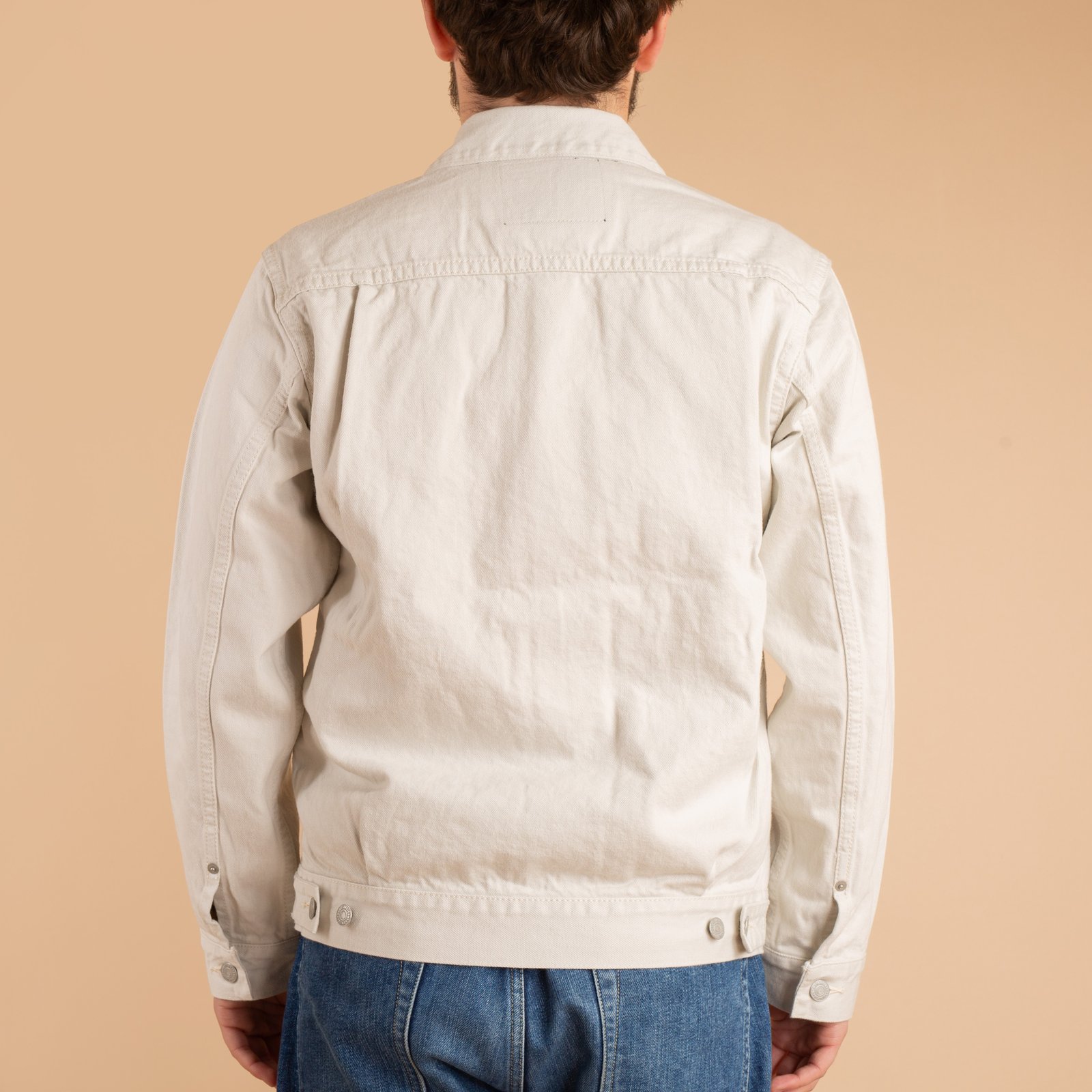 13oz Ivory Denim Jacket