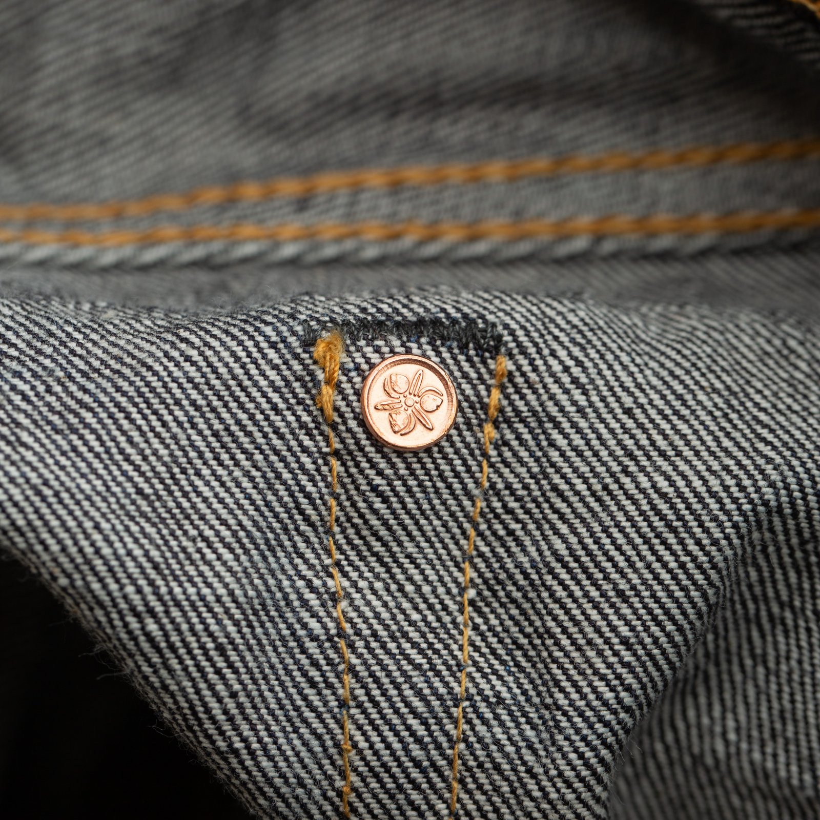 0906-V Wide Straight 15.7oz Vintage Selvedge Denim