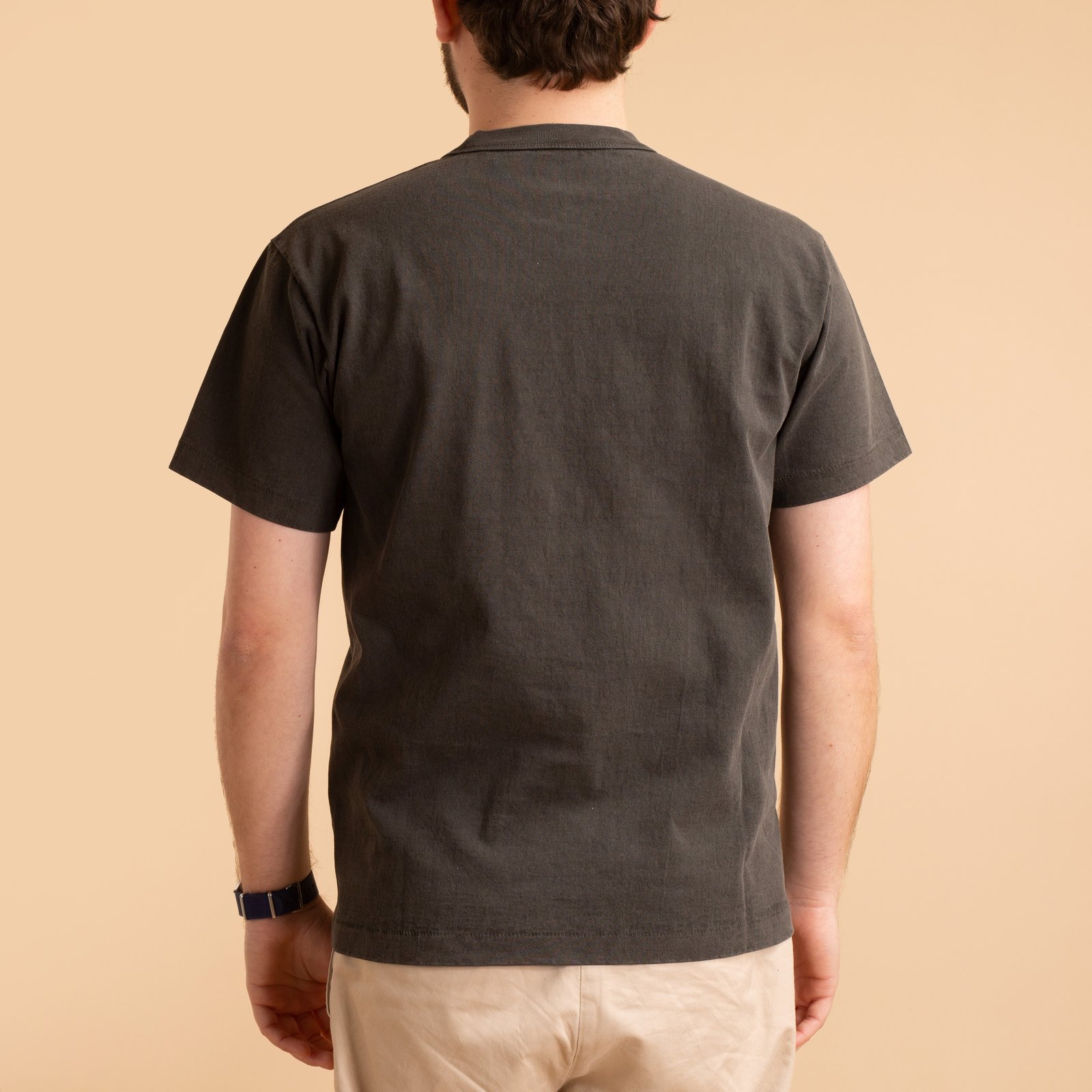 "SURE MFG" 7.5oz Pocket Short Sleeve Tee Black