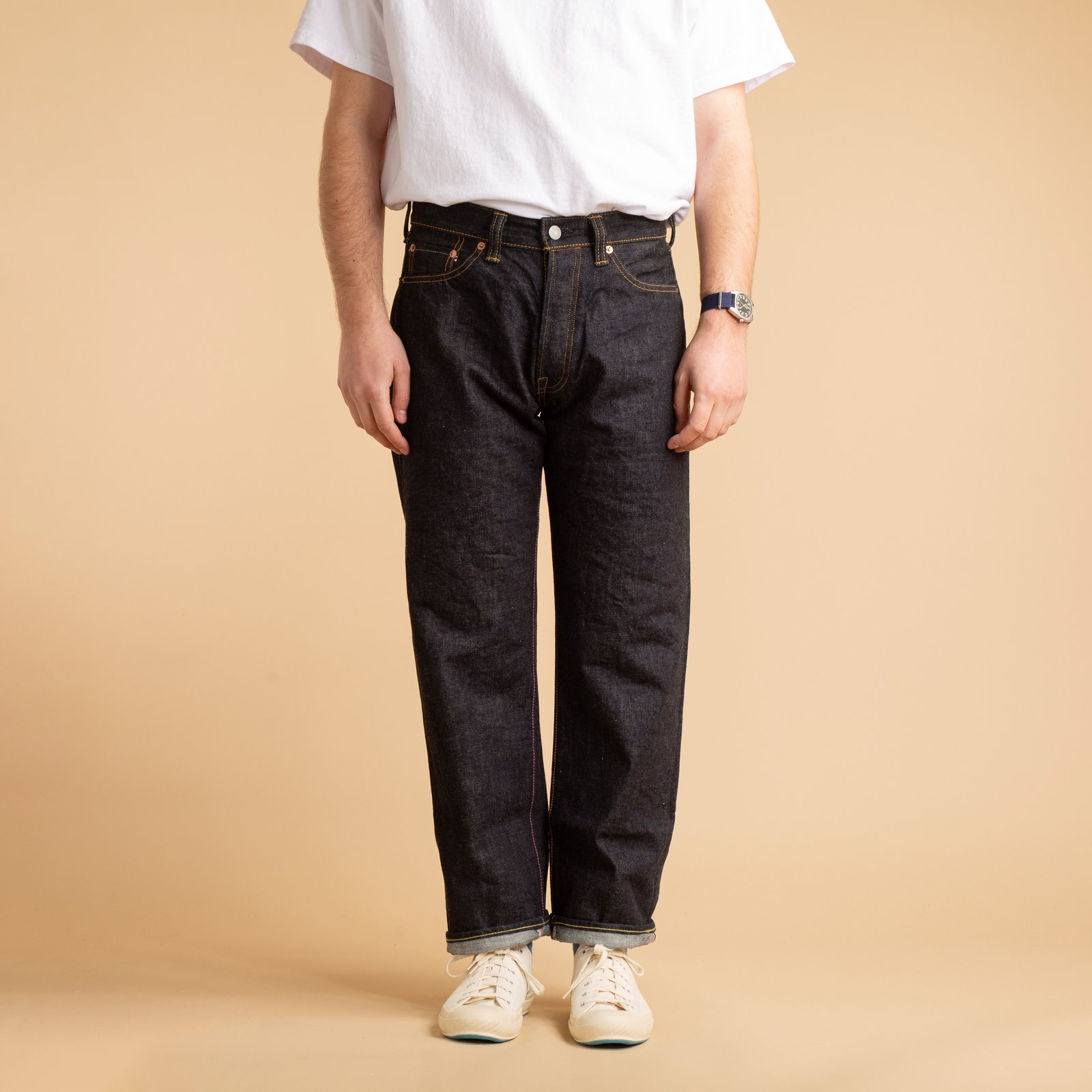0906-V Wide Straight 15.7oz Vintage Selvedge Denim