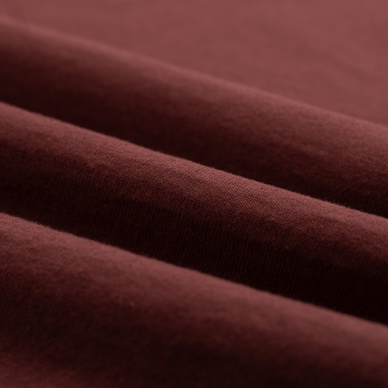 Heavyweight Short Sleeve Tee in Bordeaux