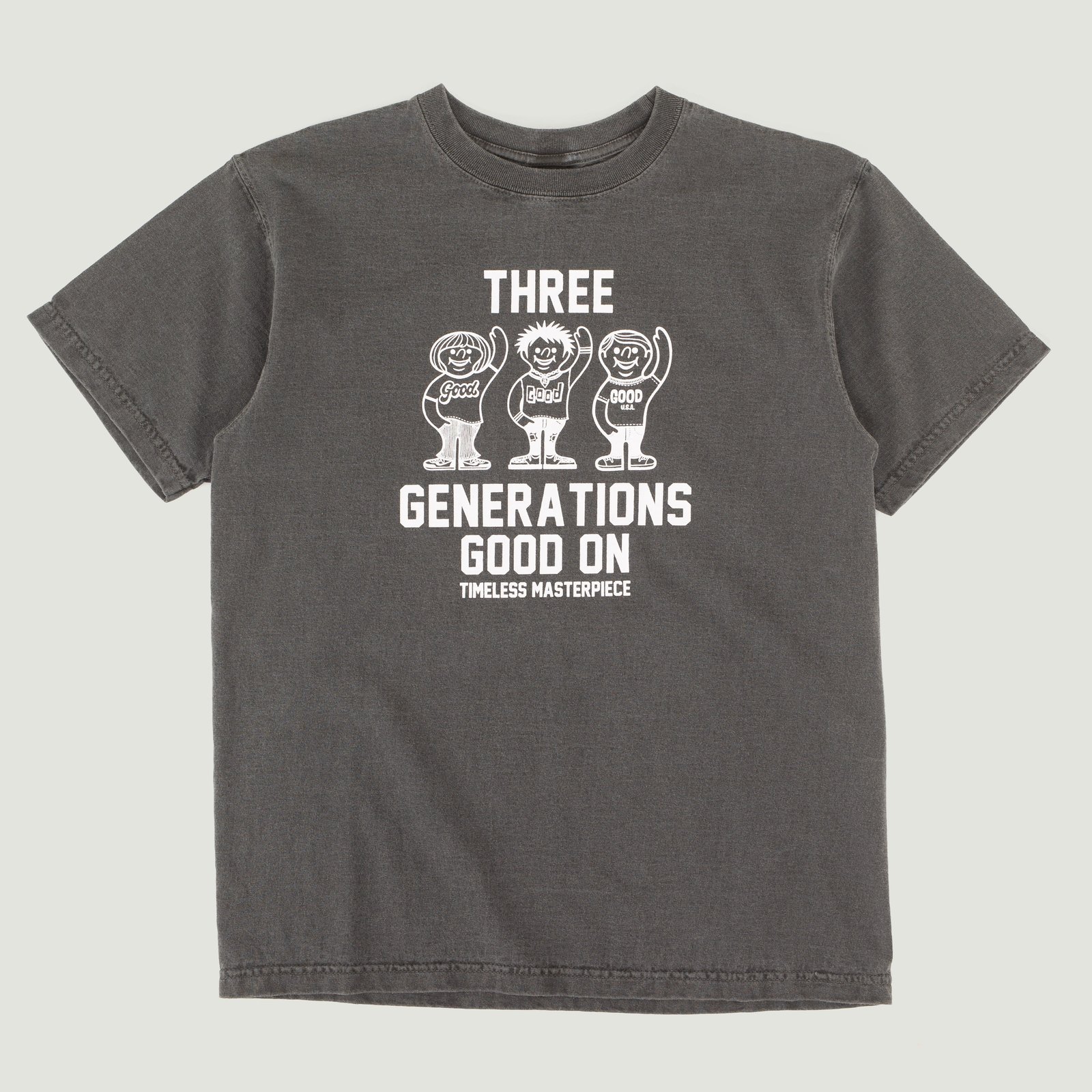 Three Generation Tee P-Black