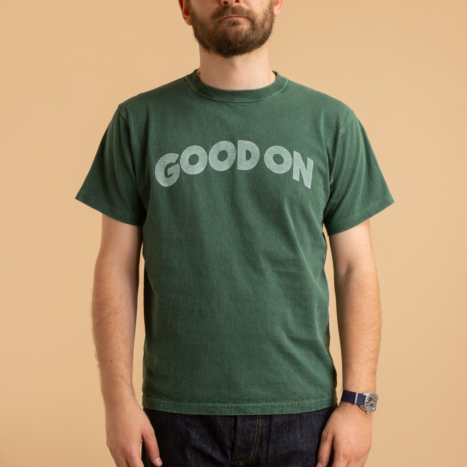 Go Arch Logo Tee P-Dark Green