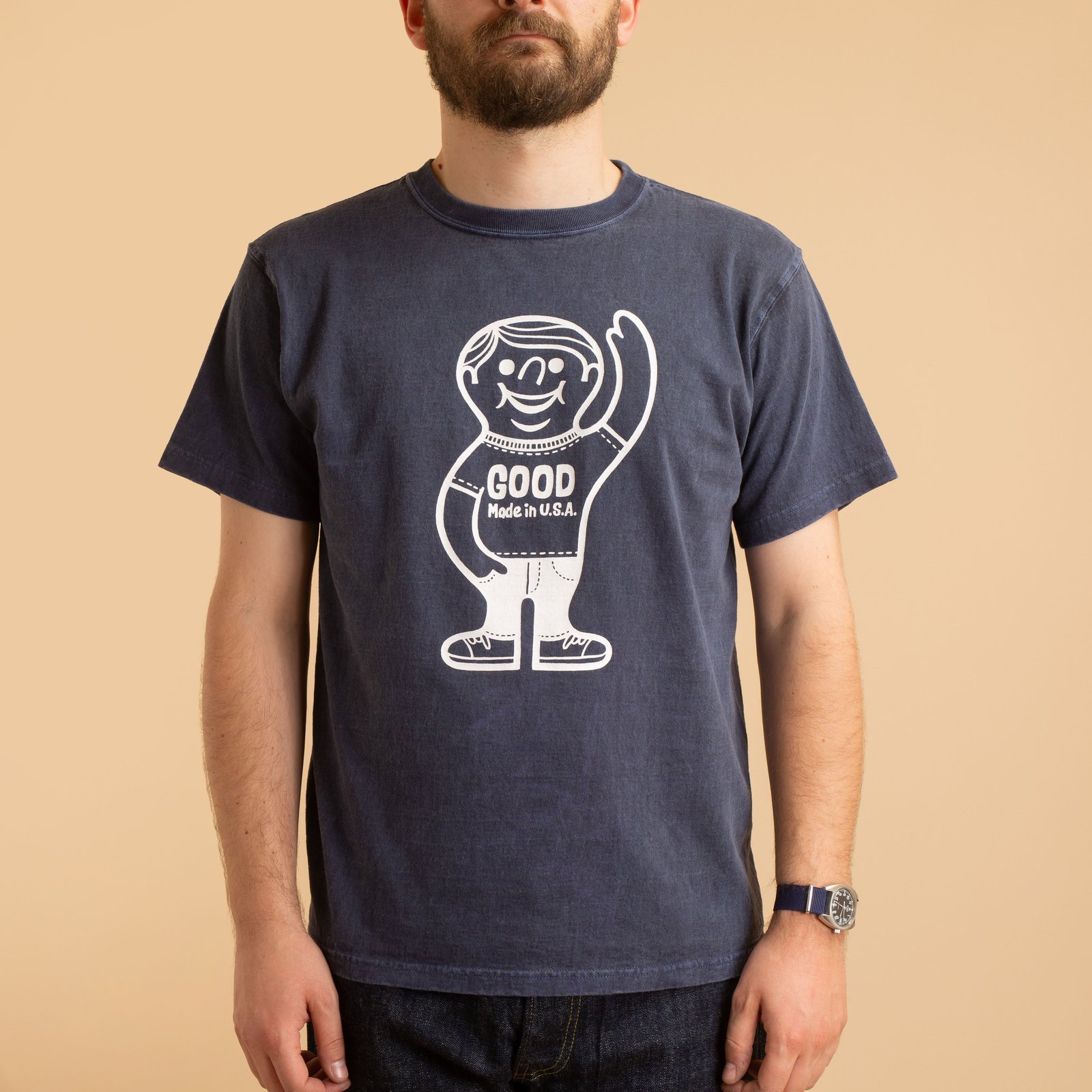 Good On Boy Tee P-Navy