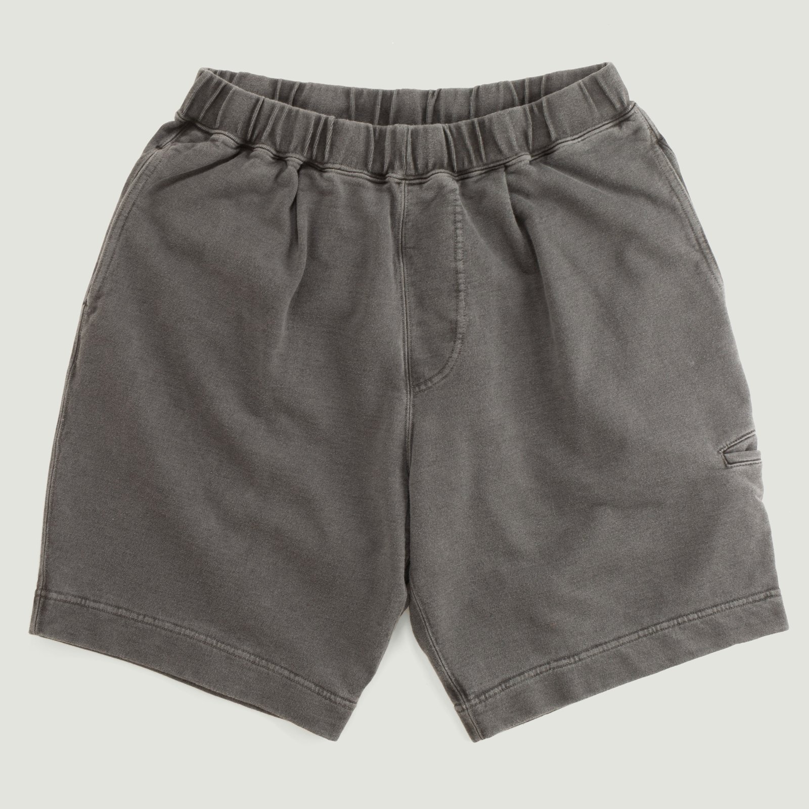 Light Terry Shorts in Pitch Black