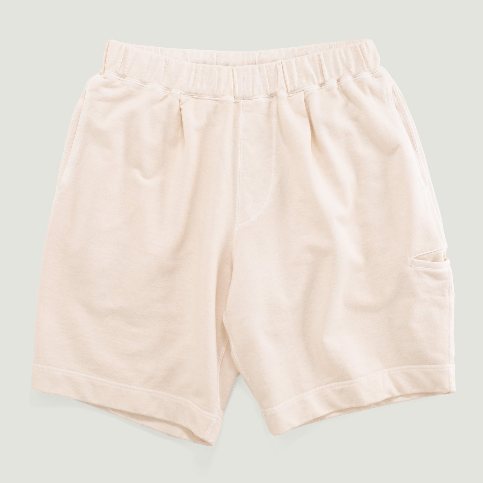 Light Terry Shorts in Natural Color