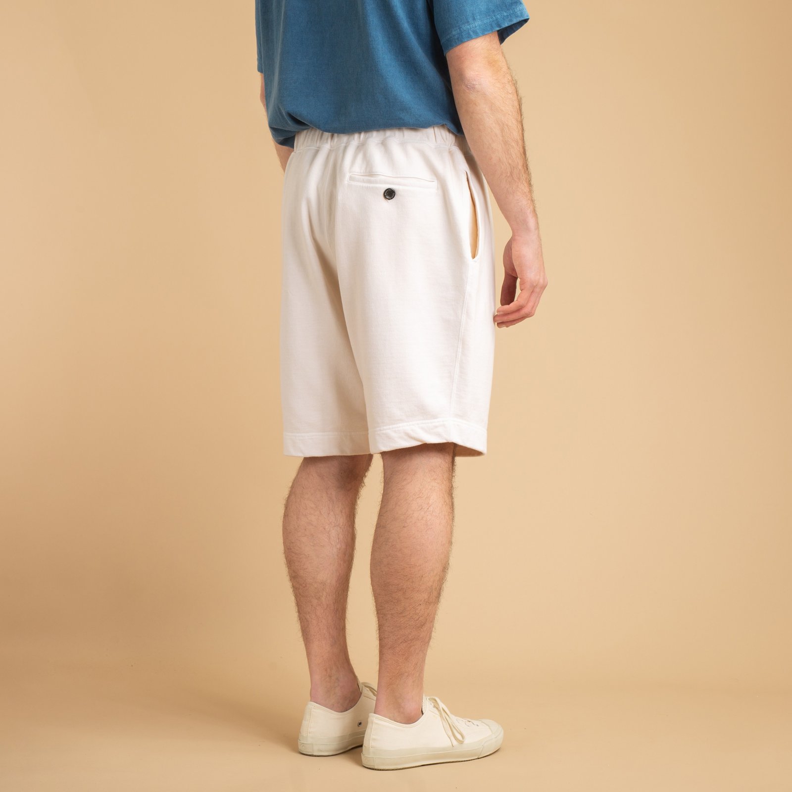 Light Terry Shorts in Natural Color