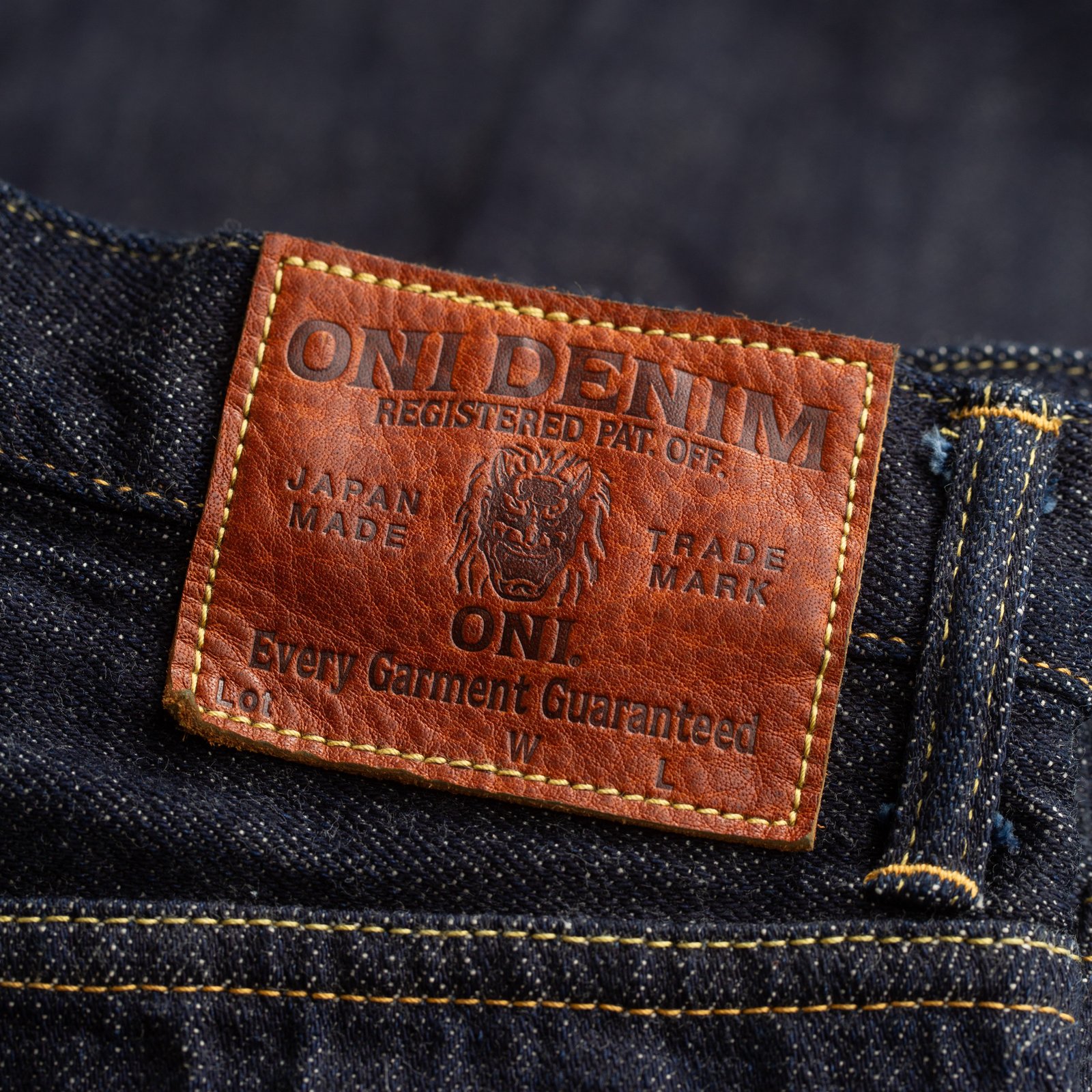 860-KI 12oz Kiraku Peg Top Selvedge Denim