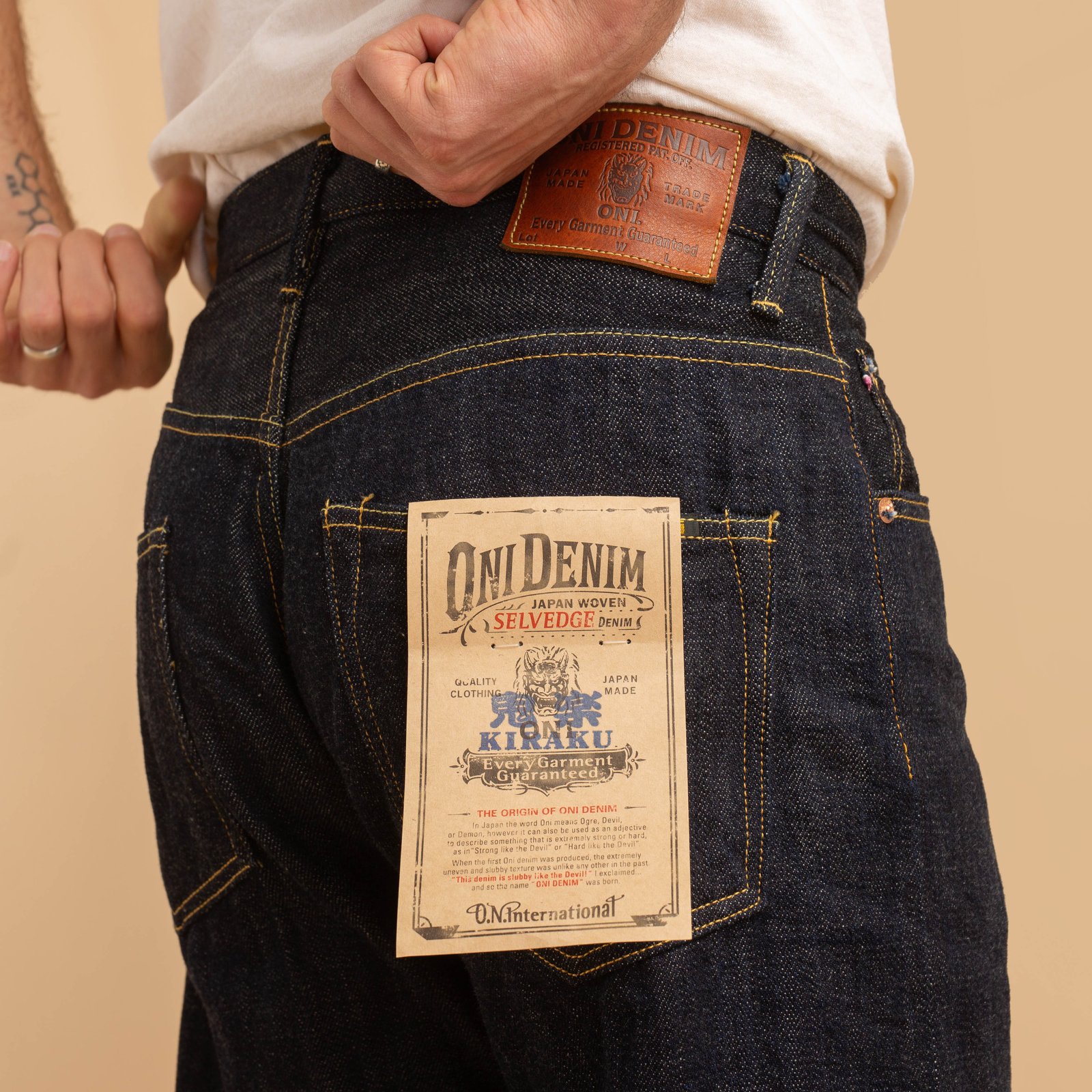 022-KI 12oz Kiraku Selvedge Denim Relaxed Straight