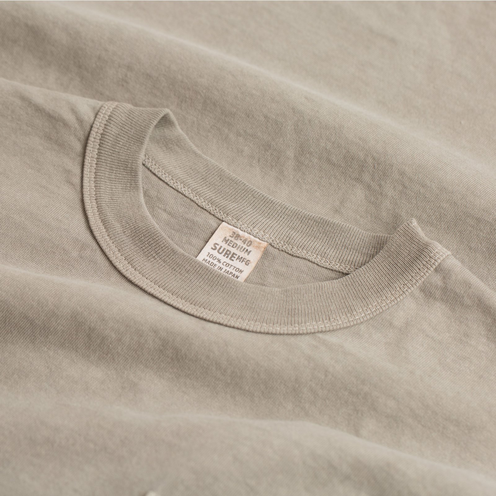 "SURE MFG" 7.5oz Pocket S/S Tee Burnwood