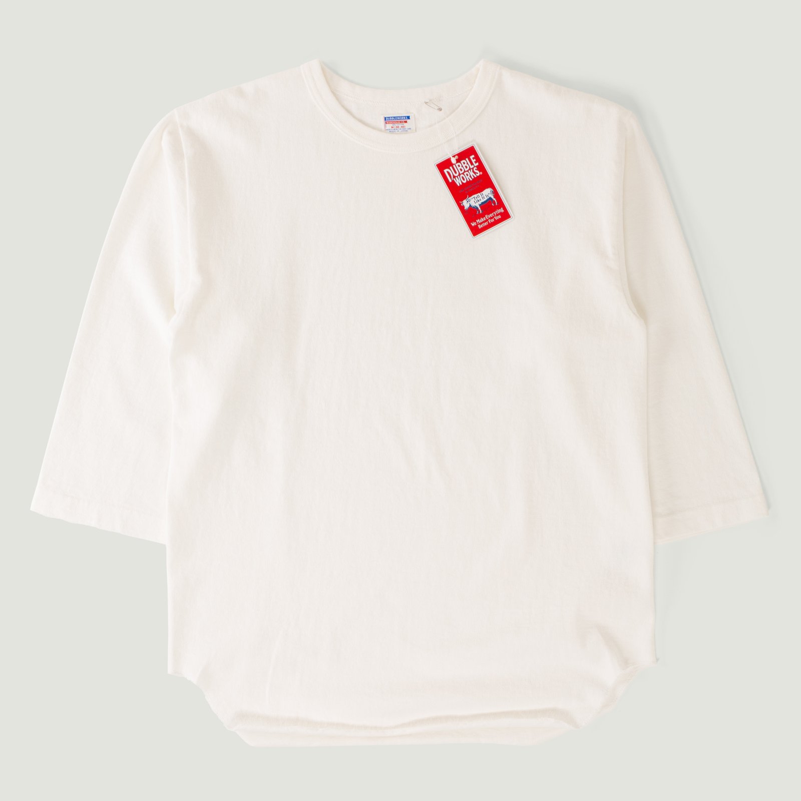 Heavyweight Baseball Tee Off White