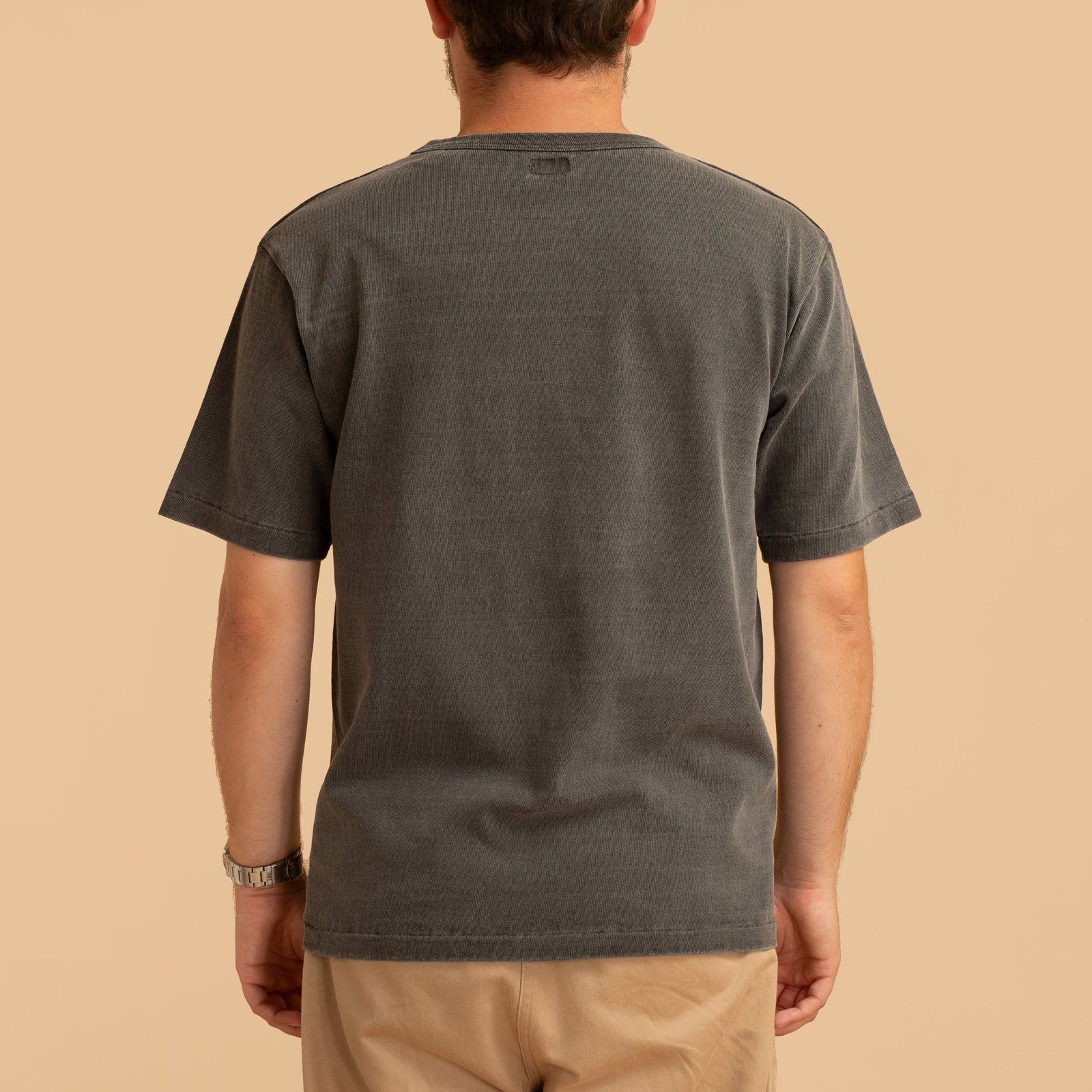 Short Sleeve Pocket Tee Pigment Dye Sumikuro