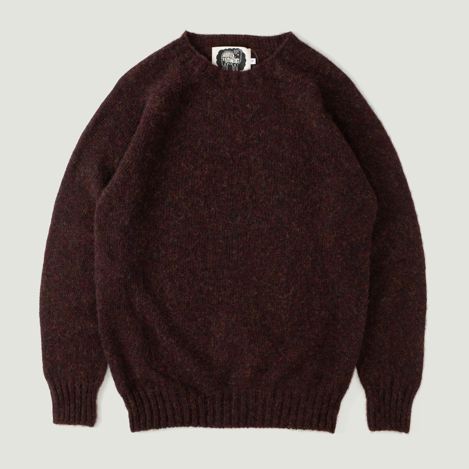 vignette HARLEY OF SCOTLAND X FLÂNEURS pull Shaggy Crew Neck Pheasant