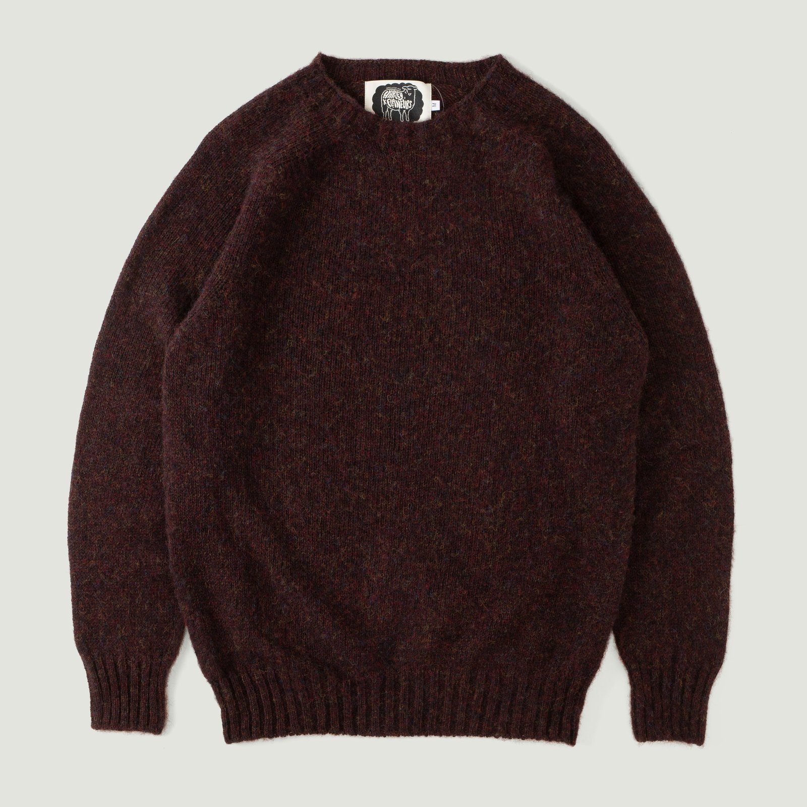 HARLEY OF SCOTLAND X FLÂNEURS / Shaggy Crew Neck Pheasant