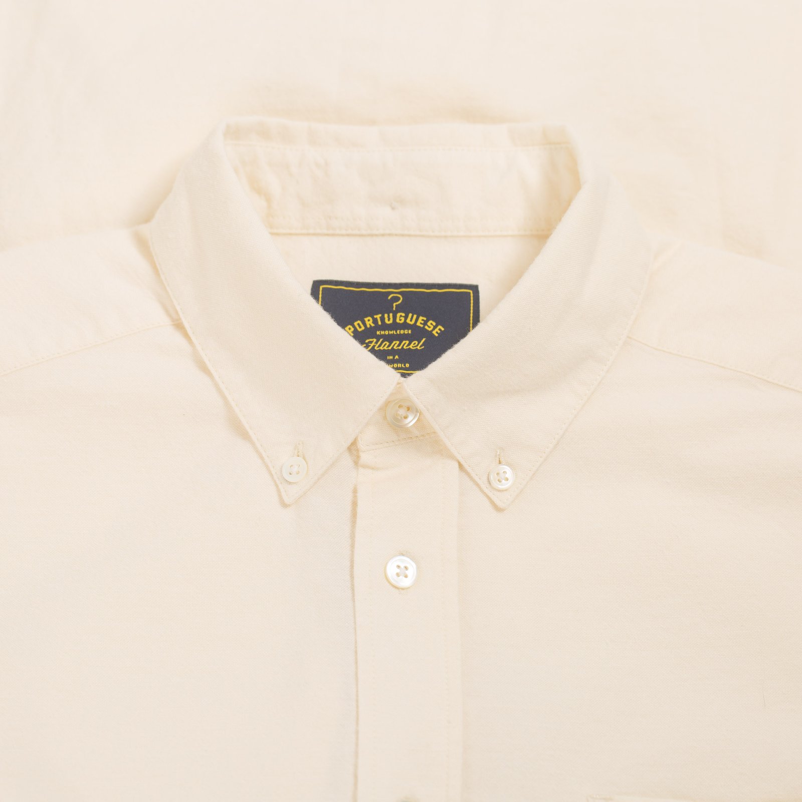 Brushed Oxford Ecru