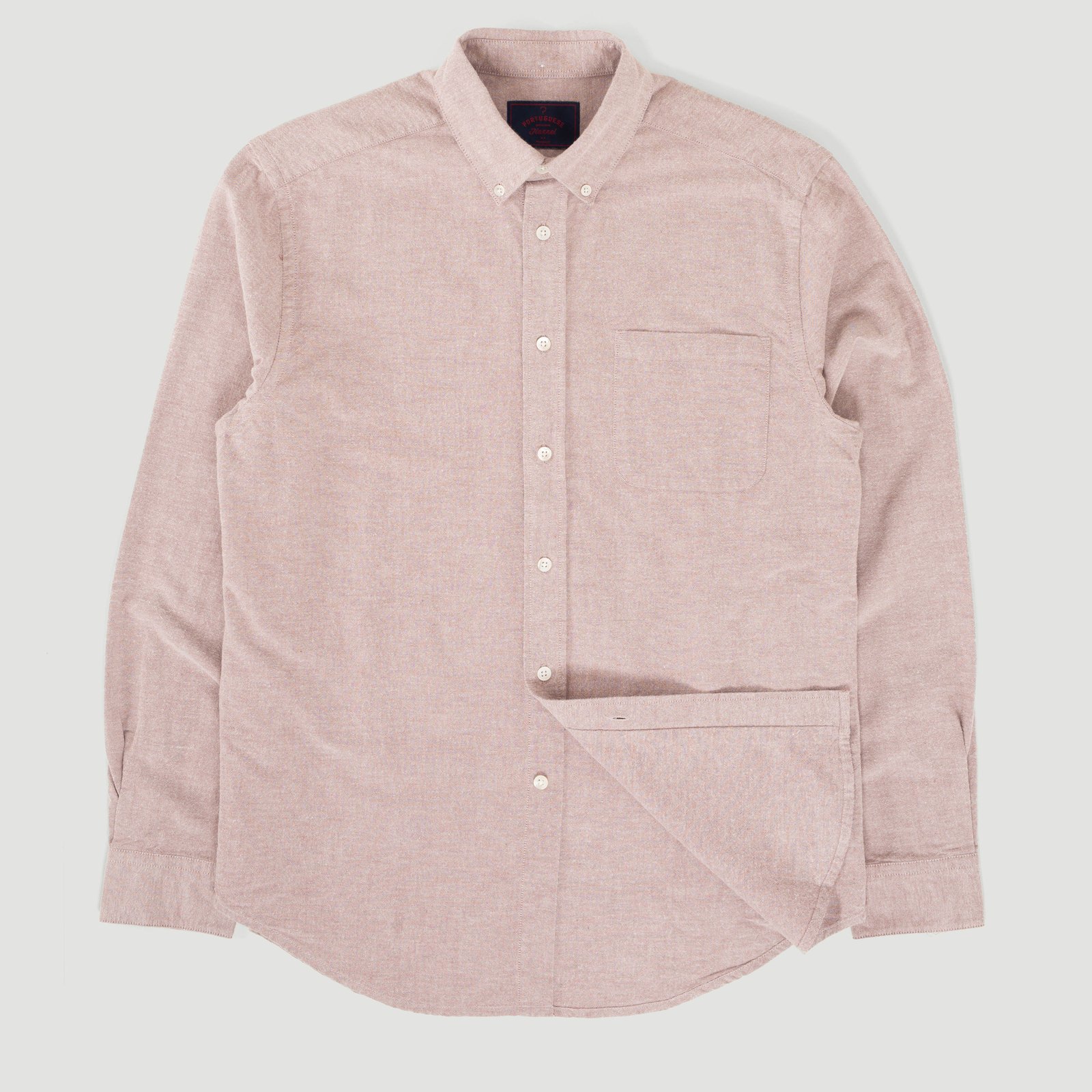 Brushed Oxford Burgundy