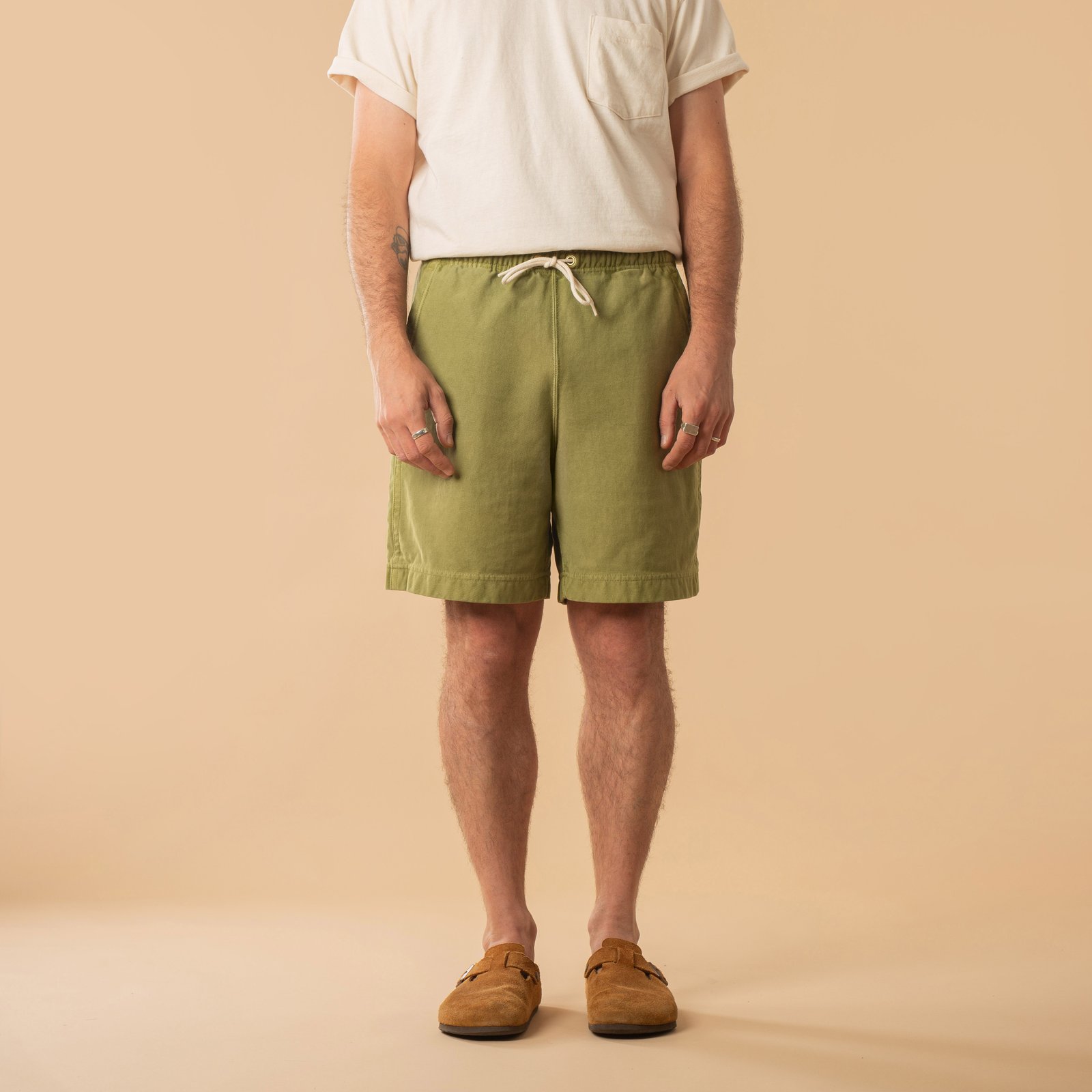 Super Tuck Long Shorts Mods Green