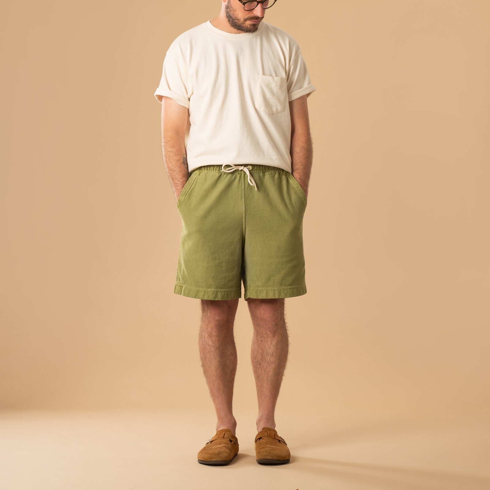 Super Tuck Long Shorts Mods Green
