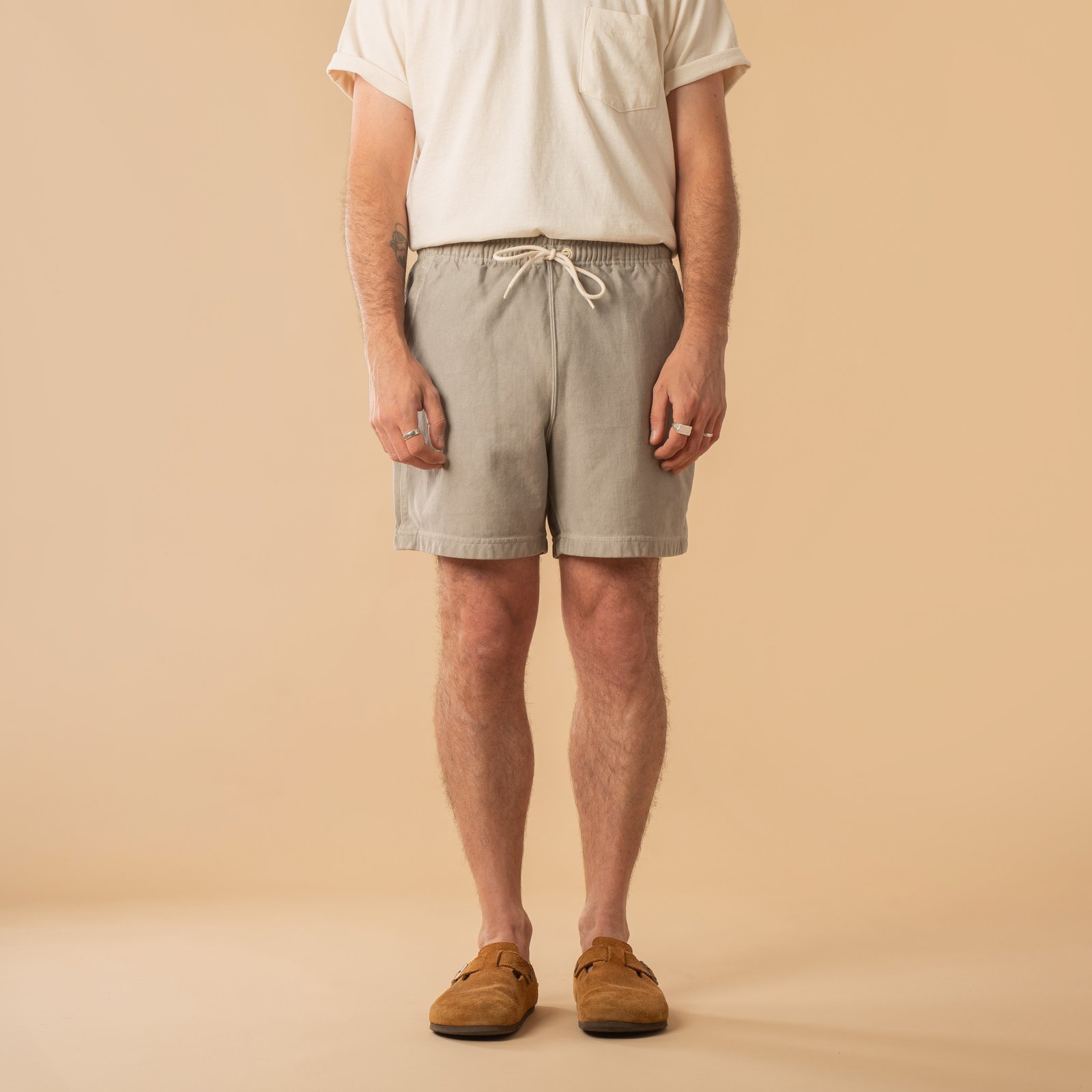 Super Tuck Shorts Regular Mr. Barn Wood