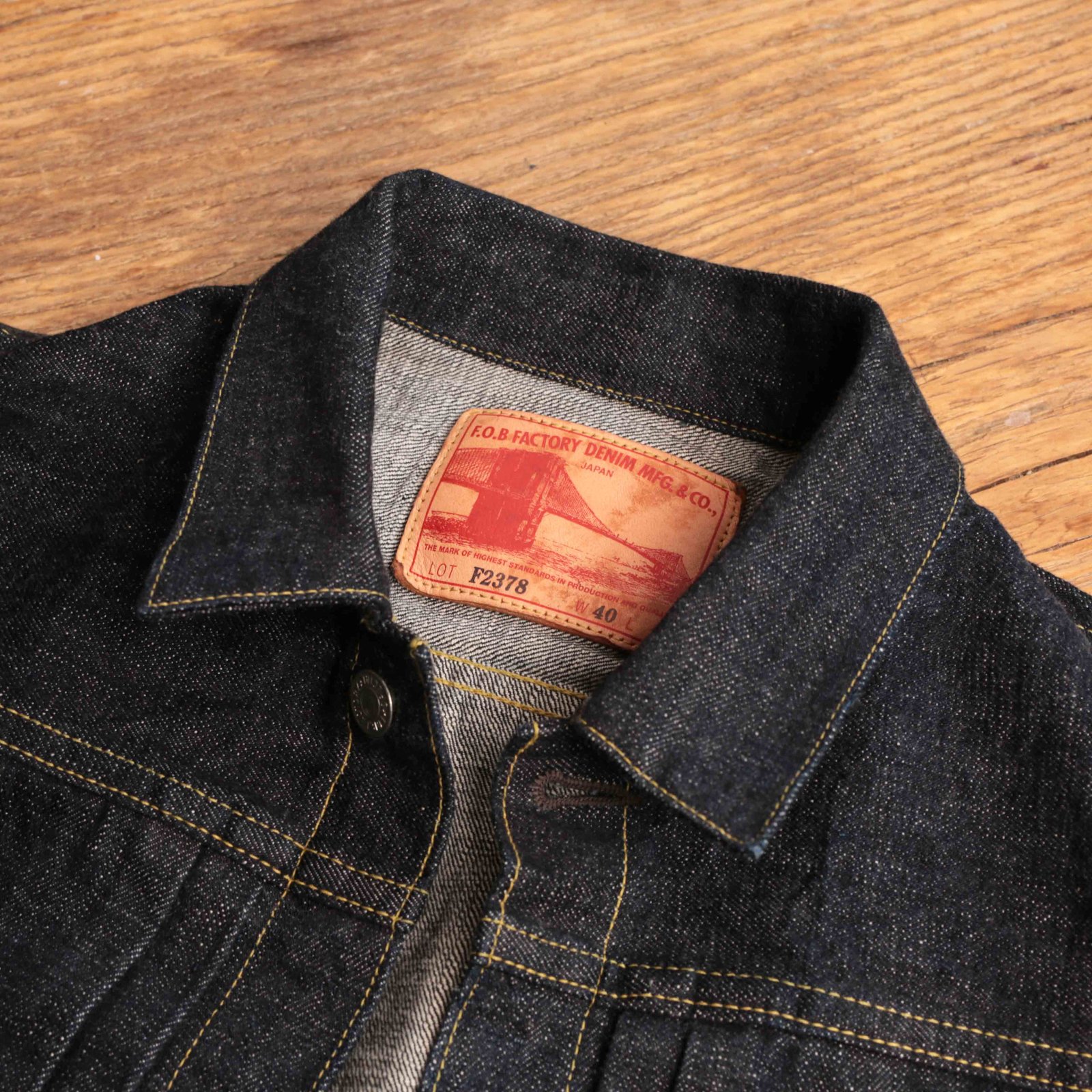 détail flâneurs-FOB-FACTORY-F2378-G3-Denim-2nd-Jacket