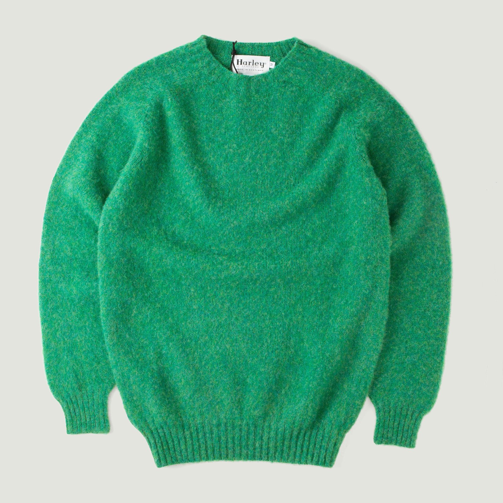 pull shaggy HARLEY OF SCOTLAND couleur vert pixie vignette