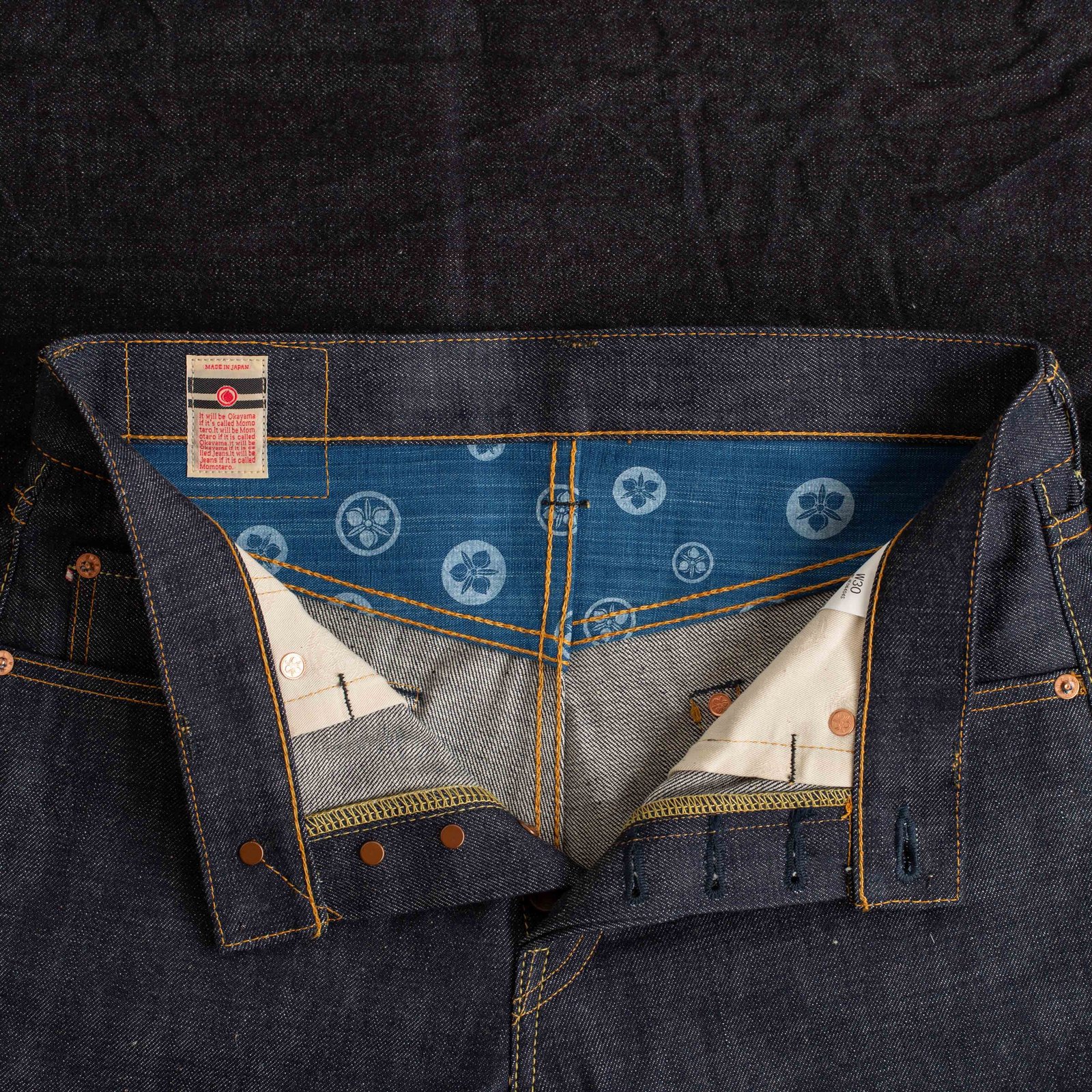 0405-40 High Tapered 14.7oz Legacy Blue Denim