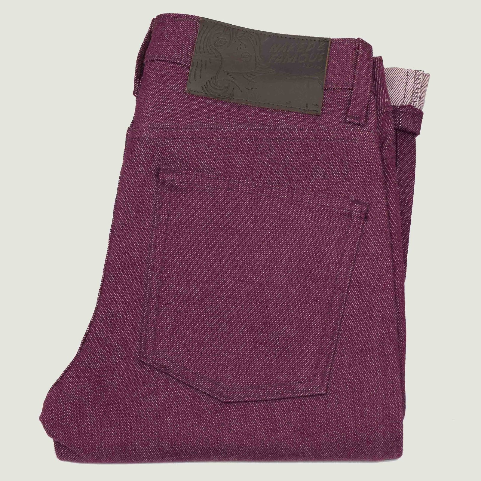 NAKED & FAMOUS / SkinnyGuy Burgundy Stretch