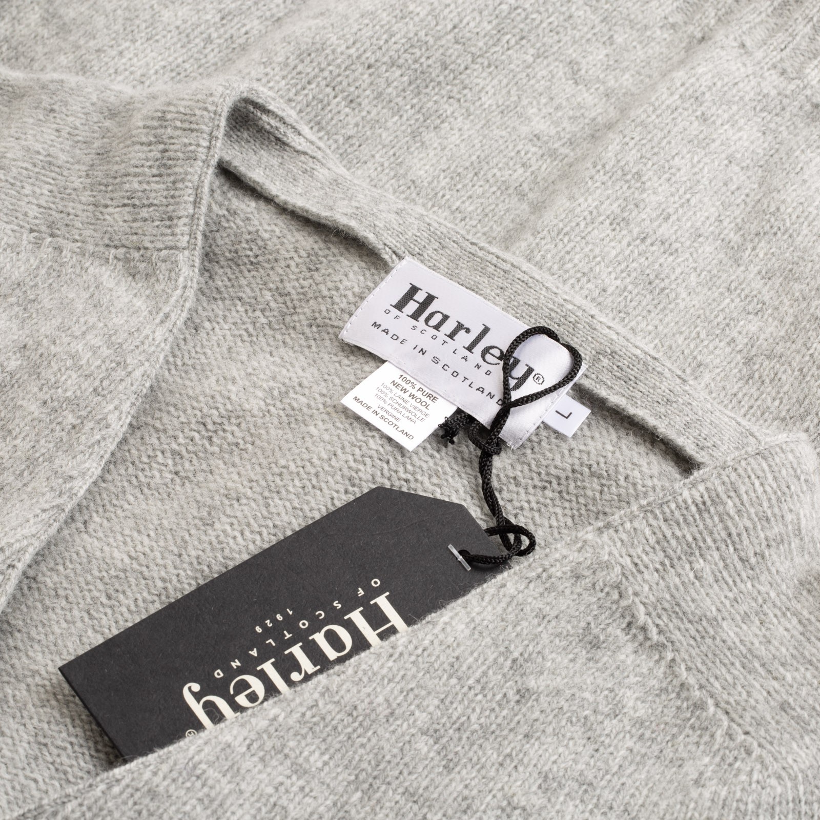 cardigan laine Harley of Scotland flâneurs-tag