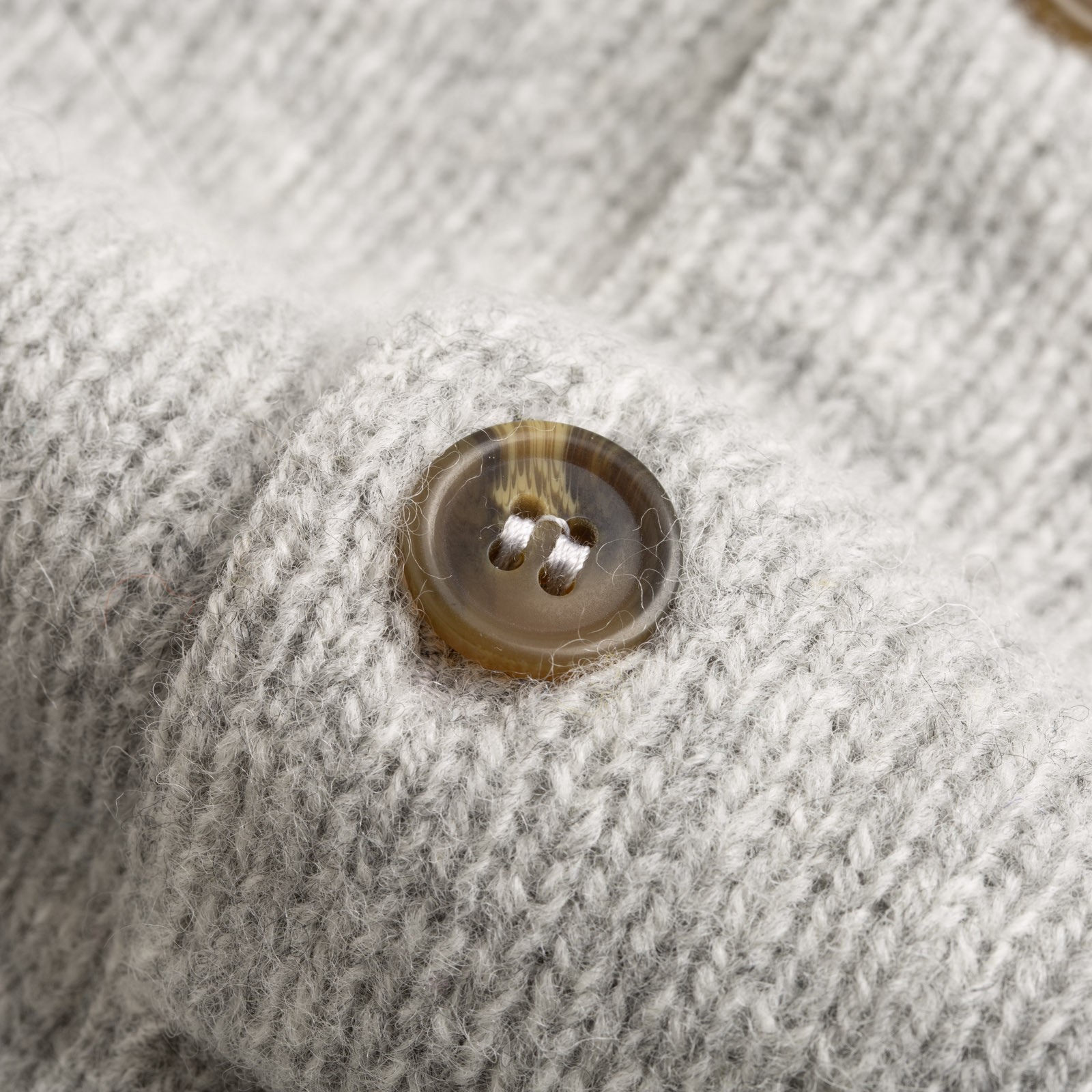 Harley of Scotland wool cardigan with button-down loungers