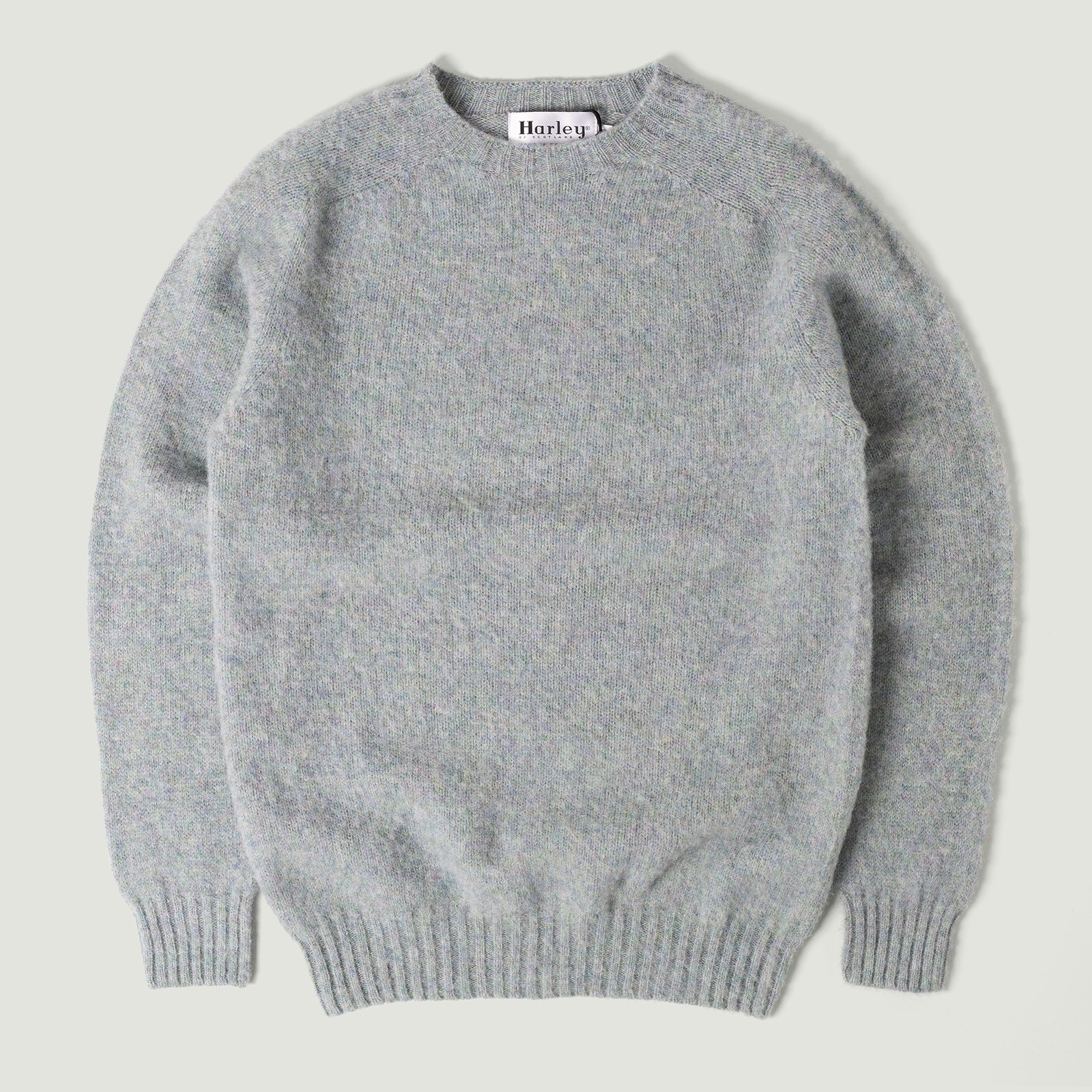 Vignette_pull col rond HARLEY OF SCOTLAND Shaggy Sea Pearl