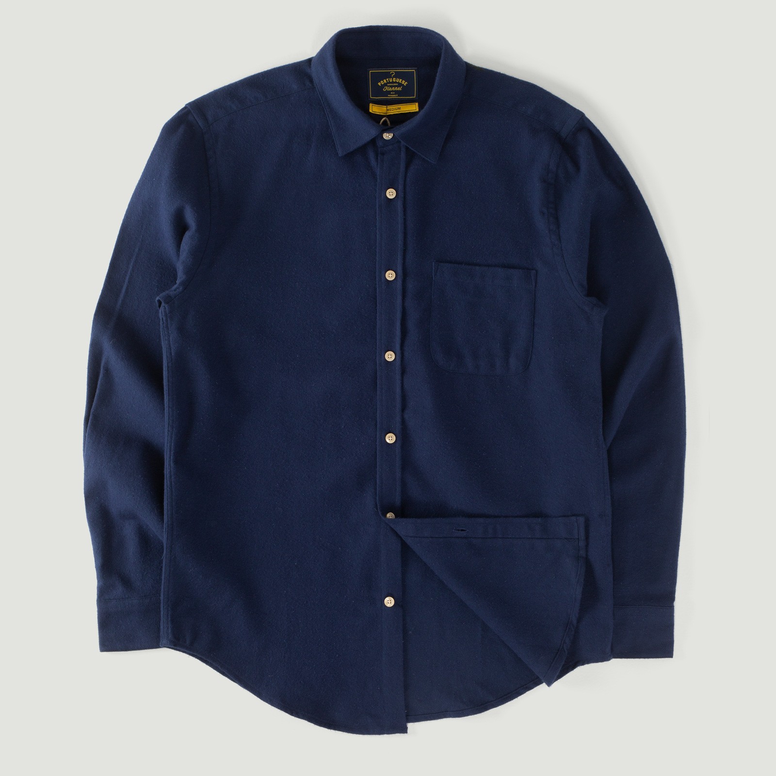 vignette - shirt - loafers - PORTUGUESE FLANNEL - Teca Shirt - Navy