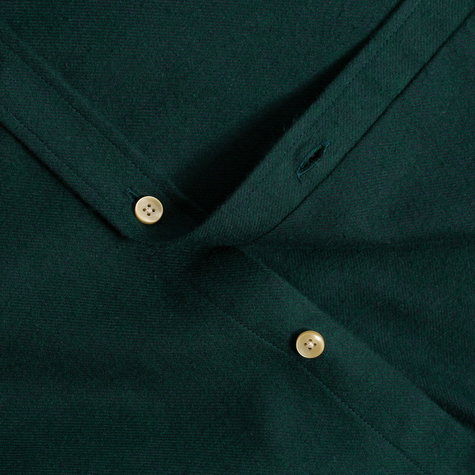 shirt fabric-velvet-loafers-PORTUGUESE FLANNEL-Teca Shirt-Green