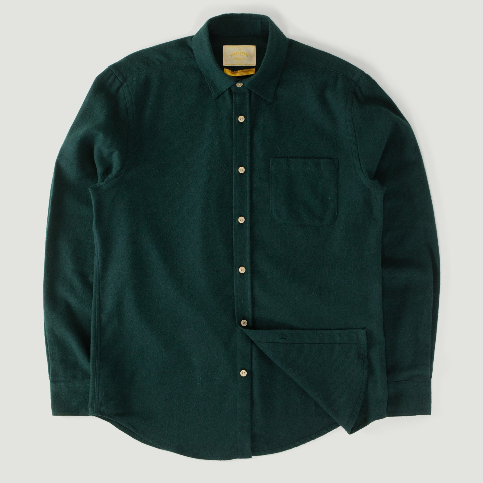 velvet-shirt-loafers-PORTUGUESE-FLANNEL-Teca-Shirt-Green