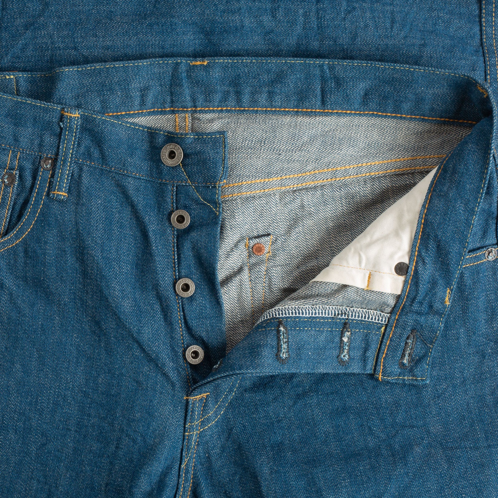 Inside Flâneurs ONI DENIM 570 OFBD Classic Straight Old Faded Blue Denim