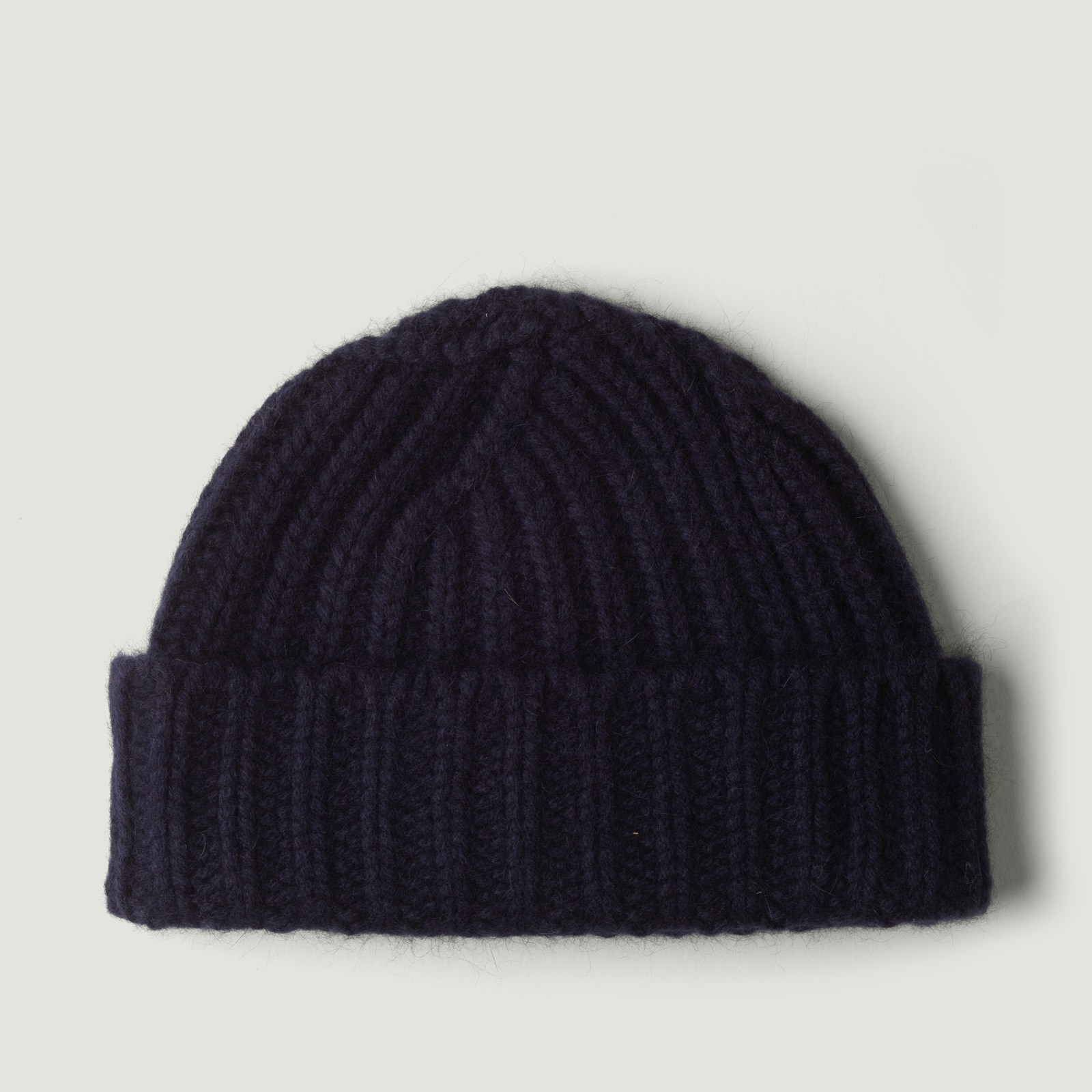 Mackie Glasgow Wool Beanie in Navy Color