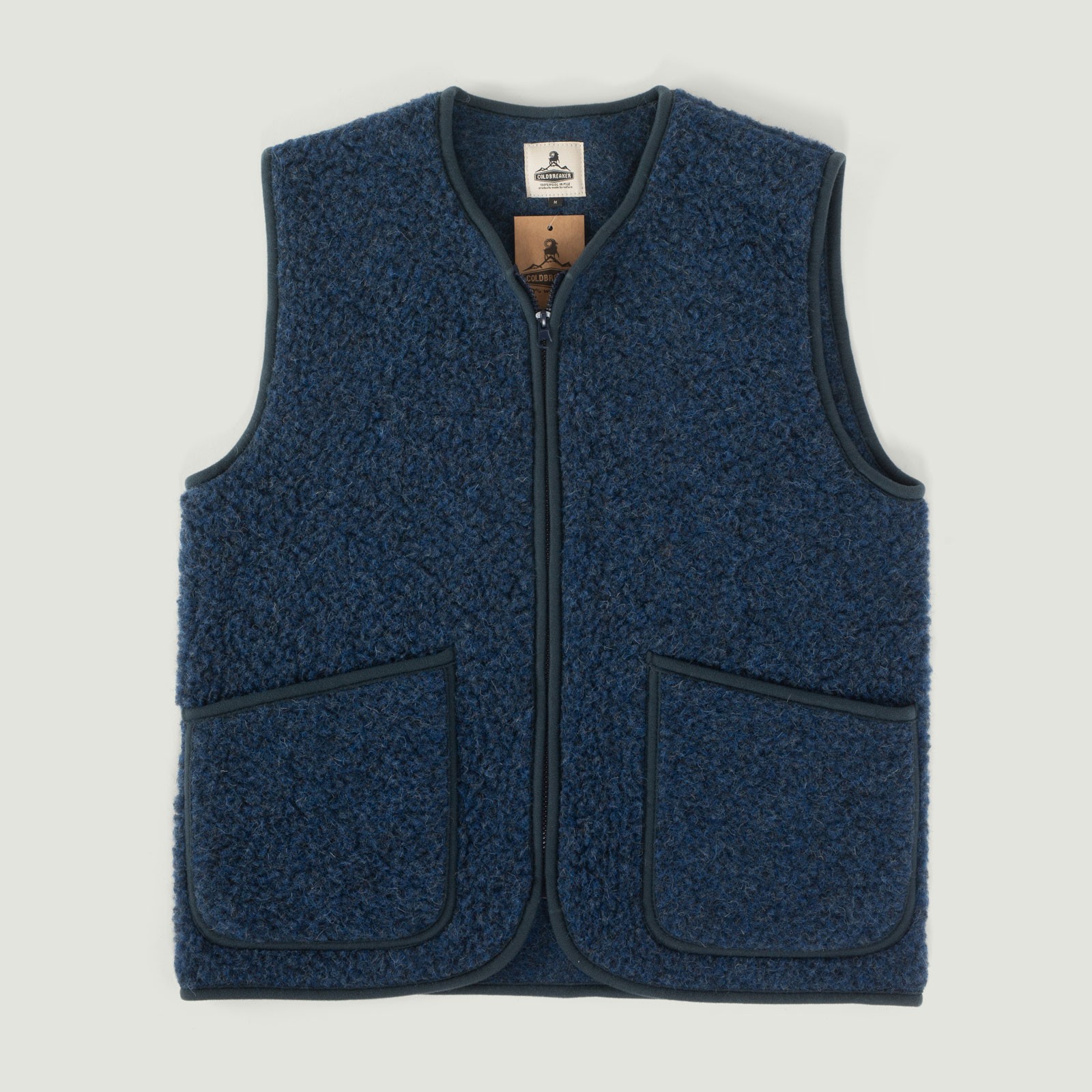 Vignettes-flâneurs-COLDBREAKER-veste-en-laine-sans-manche-Pepitko-Vest-Dark Blue