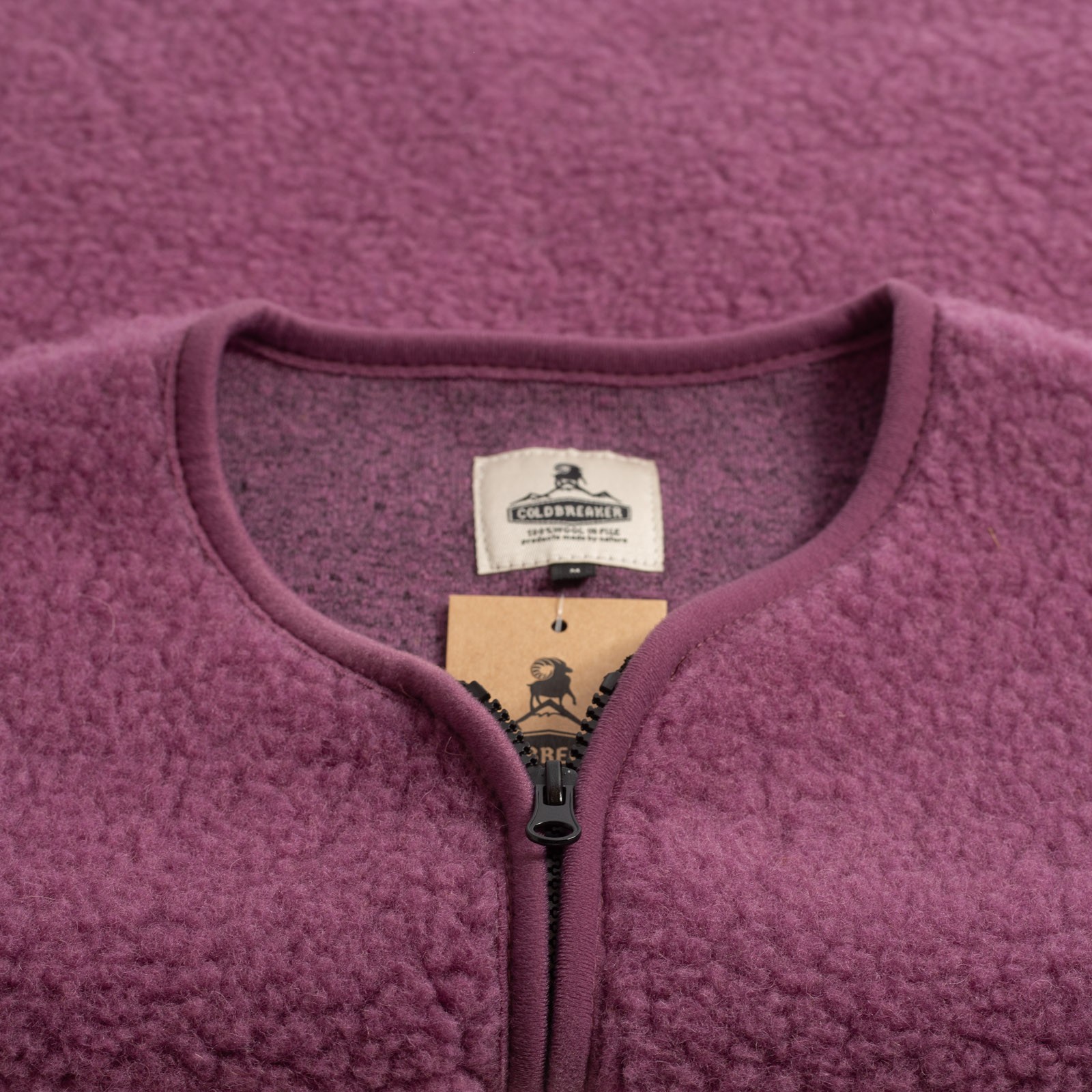 Coldbreaker Sleeveless Wool Jacket - Pepitko Ultralight - French Purple (2)