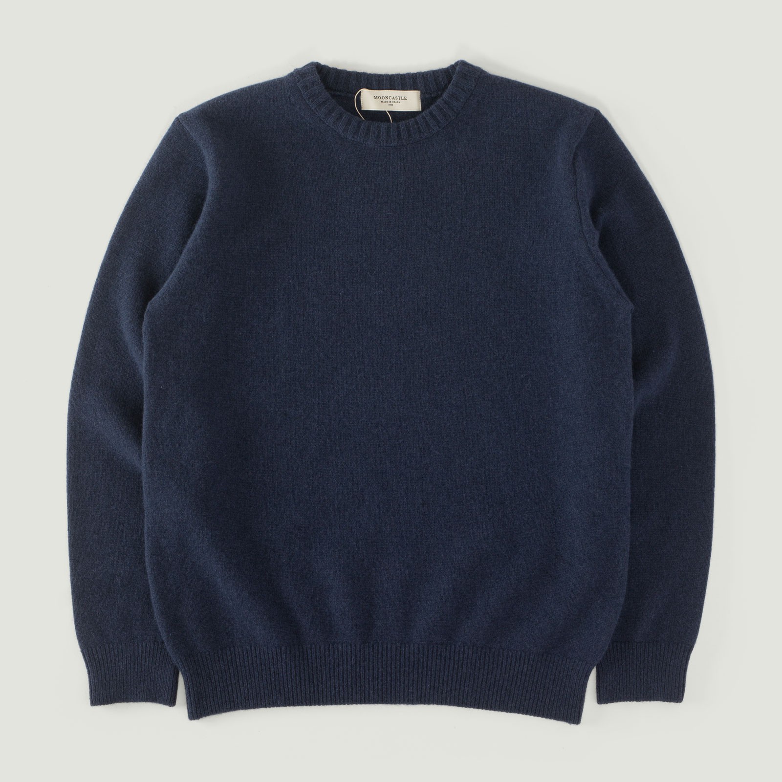 Vignettes-Wanderers-Mooncastle-Japanese-Sweater-Wool-and-Cashmere-Round-Neck-navy blue