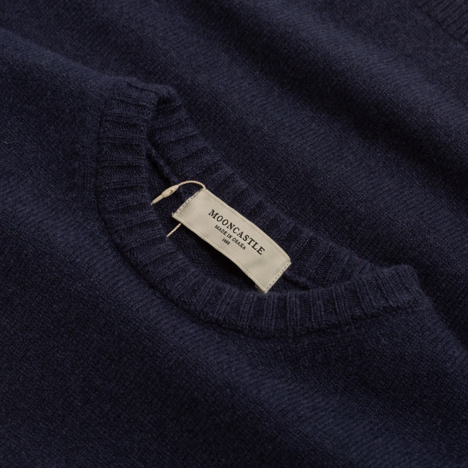 Mooncastle Japanese Sweater - Plum Round Neck - Wool and Cashmere