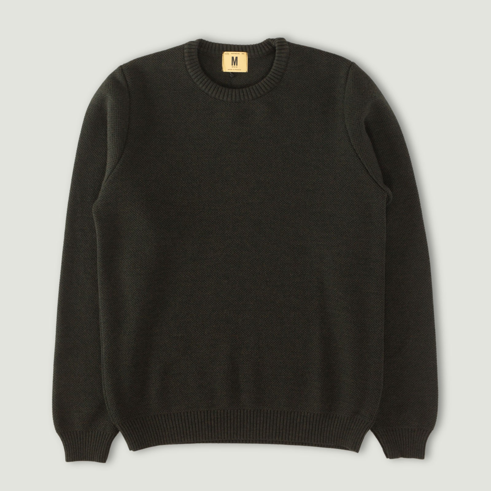 Youri Round Neck Sweater in Khaki
