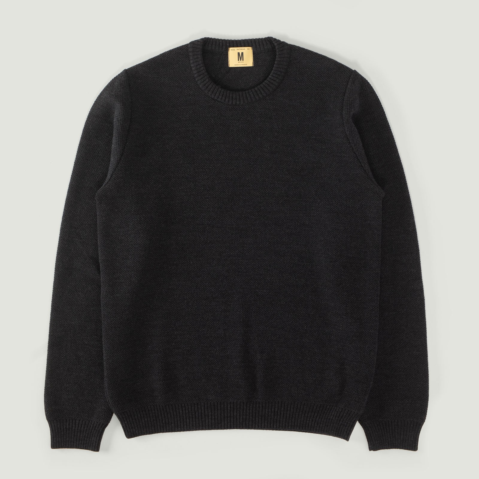 Pull Col Rond Youri Anthracite