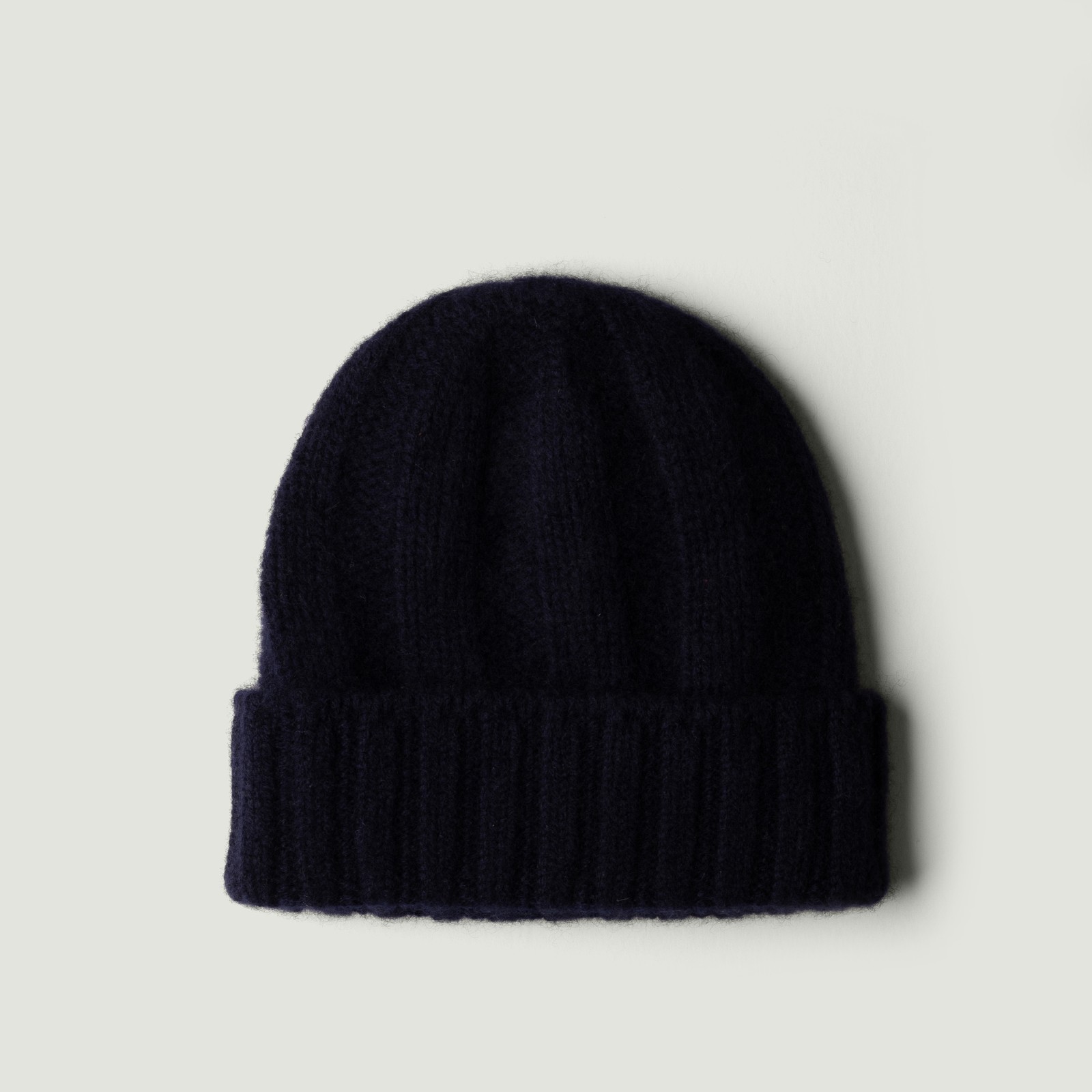 Vignette_BEAMS PLUS / Cashmere Rib Watch Cap couleur Navy