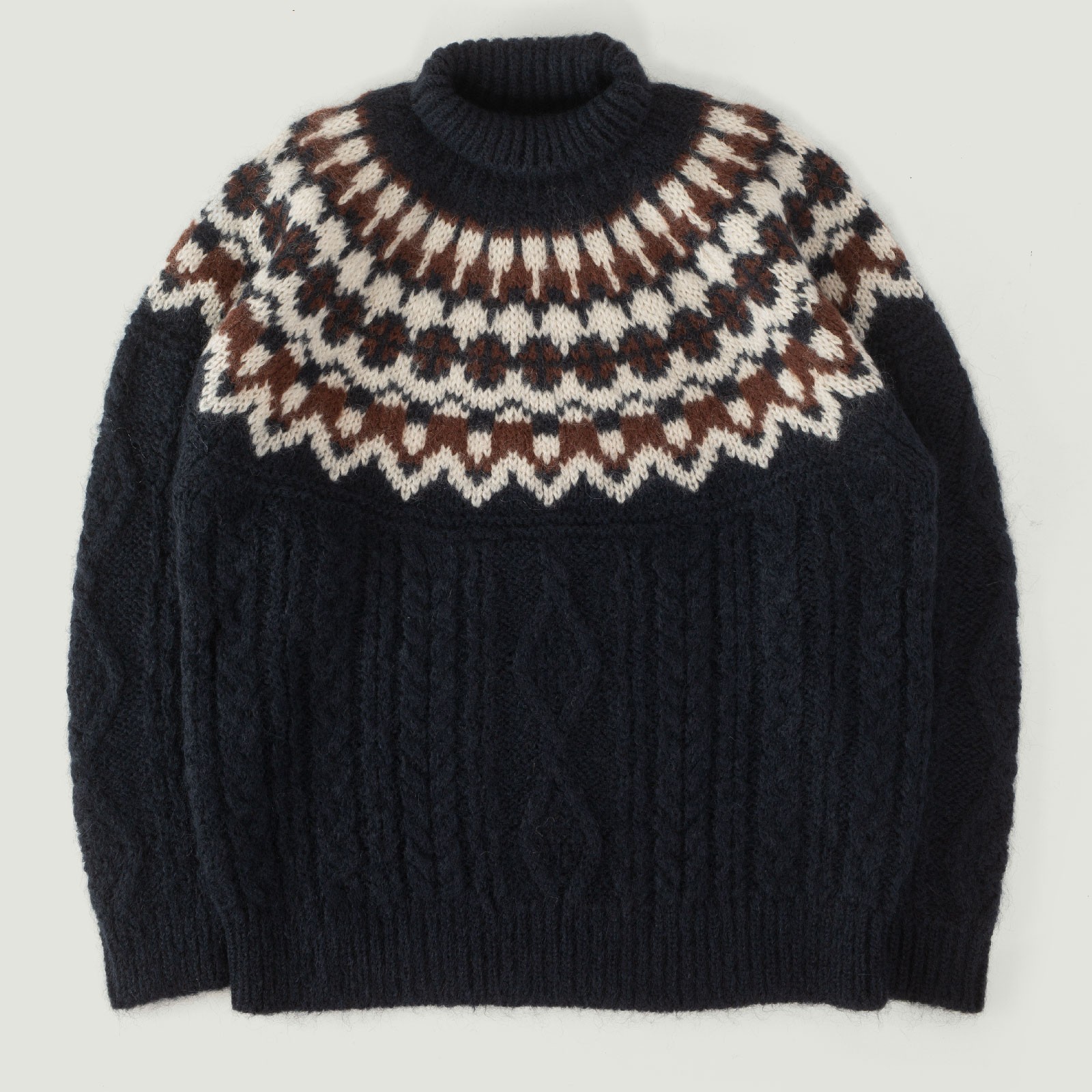 Batoner Nordic Mohair Turtle Neck Sweater
